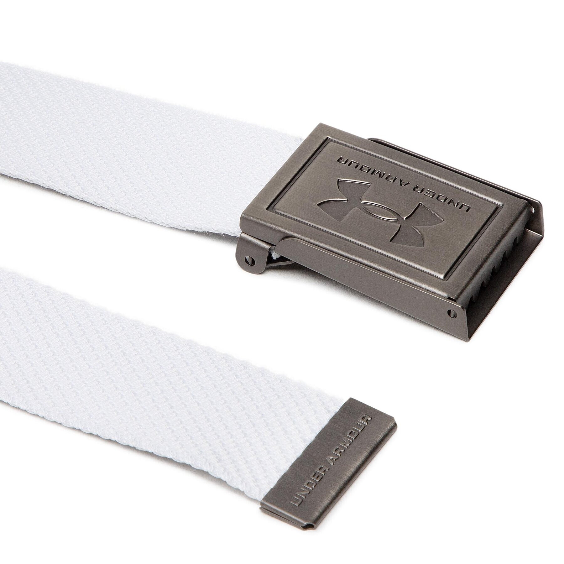 Under Armour Мъжки колан Reversible Webbing Belt 1369819-100 Бял - Pepit.bg