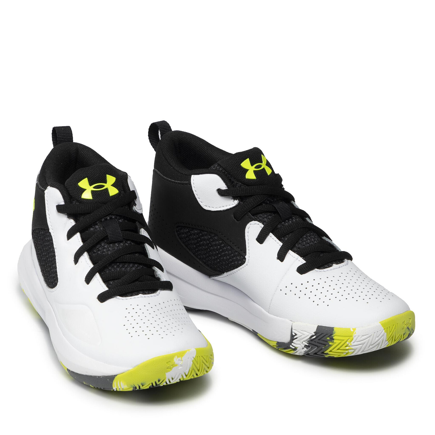Under Armour Обувки GS Lockdown 5 3023533-102 Бял - Pepit.bg