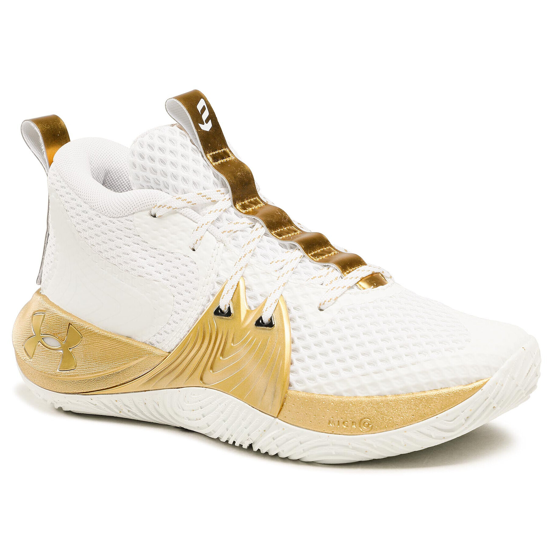 Under Armour Обувки Ua Embiid 1 3023086-105 Бял - Pepit.bg