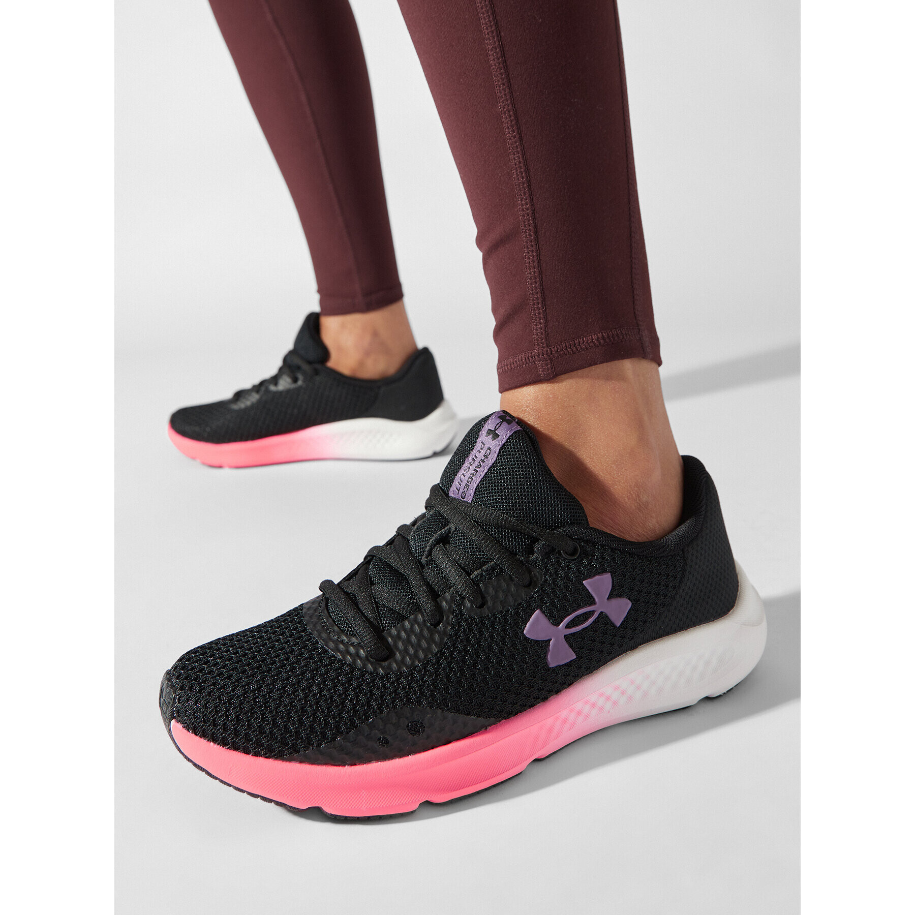 Under Armour Обувки UA W Charged Pursuit 3 3024889-004 Черен - Pepit.bg