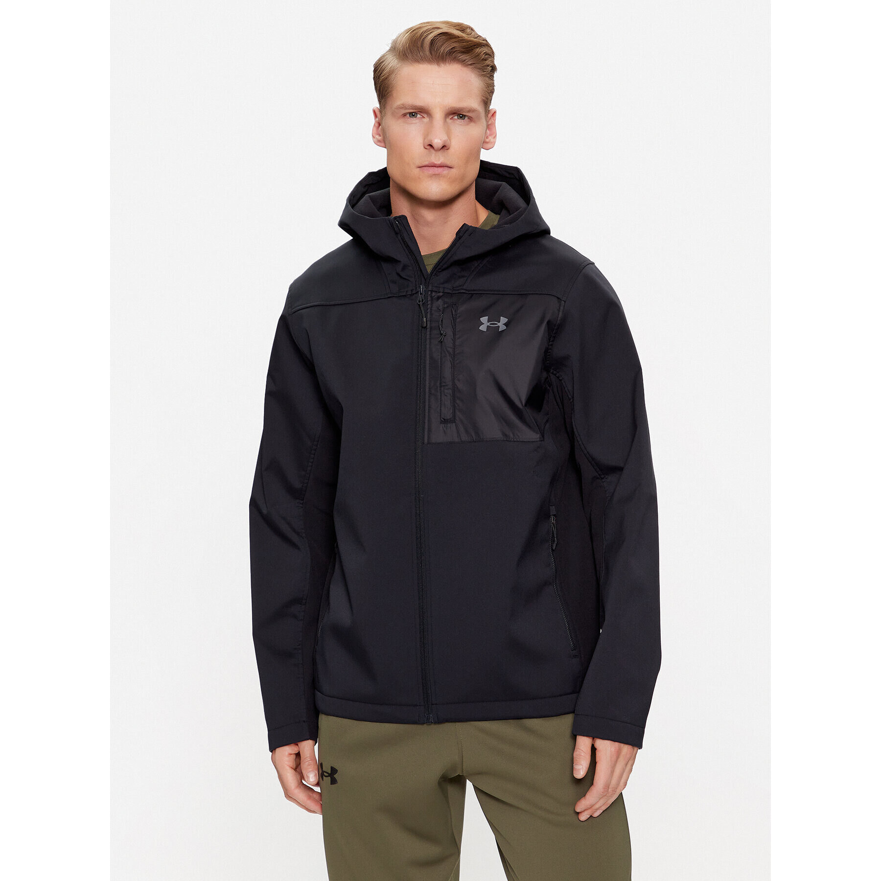 Under Armour Преходно яке Ua Strm Cgi Shld Hd 2.0 Jkt 1371587 Черен Loose Fit - Pepit.bg