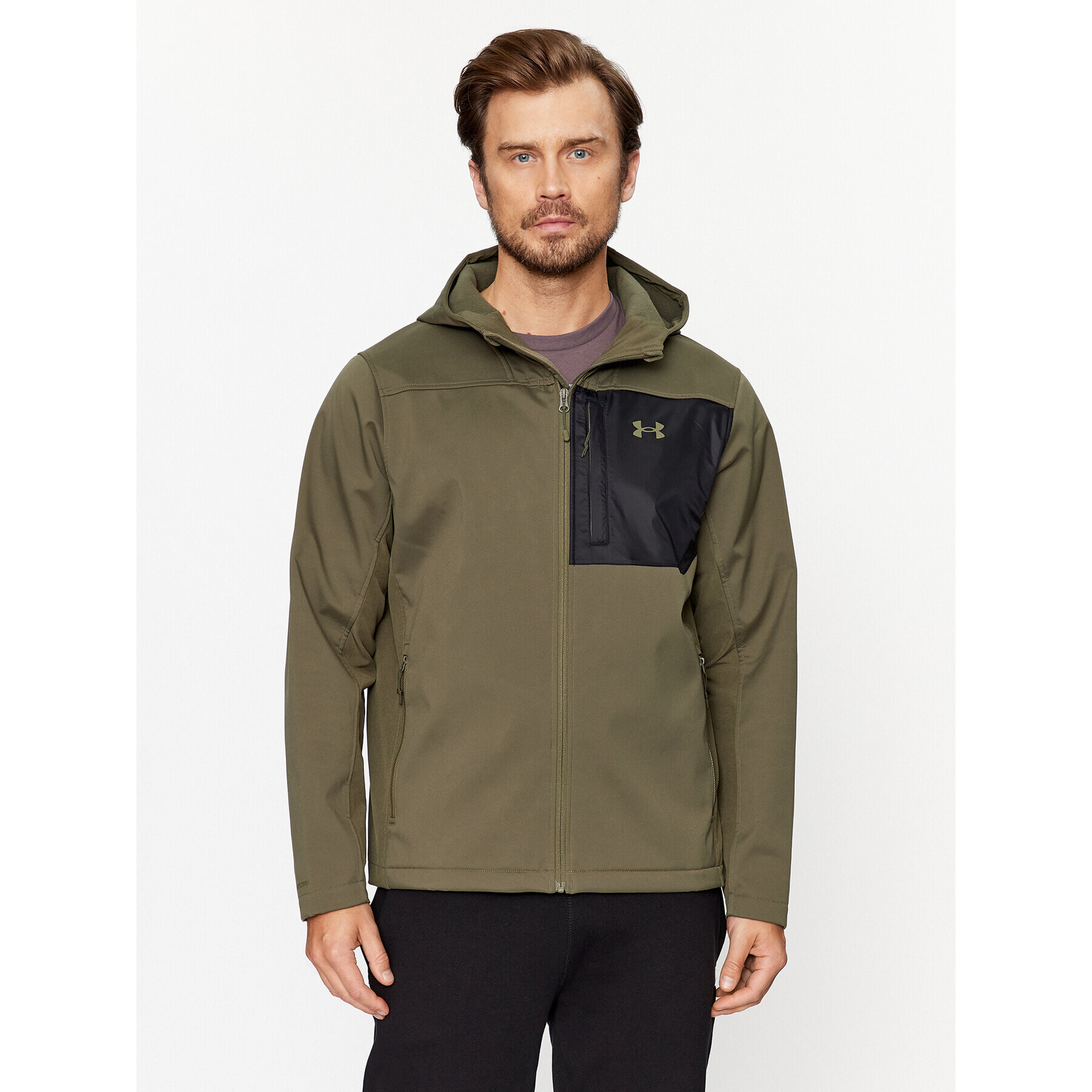 Under Armour Преходно яке Ua Strm Cgi Shld Hd 2.0 Jkt 1371587 Каки Loose Fit - Pepit.bg