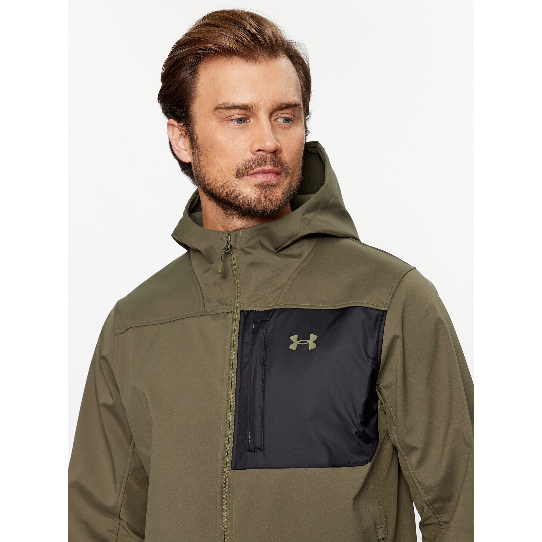 Under Armour Преходно яке Ua Strm Cgi Shld Hd 2.0 Jkt 1371587 Каки Loose Fit - Pepit.bg