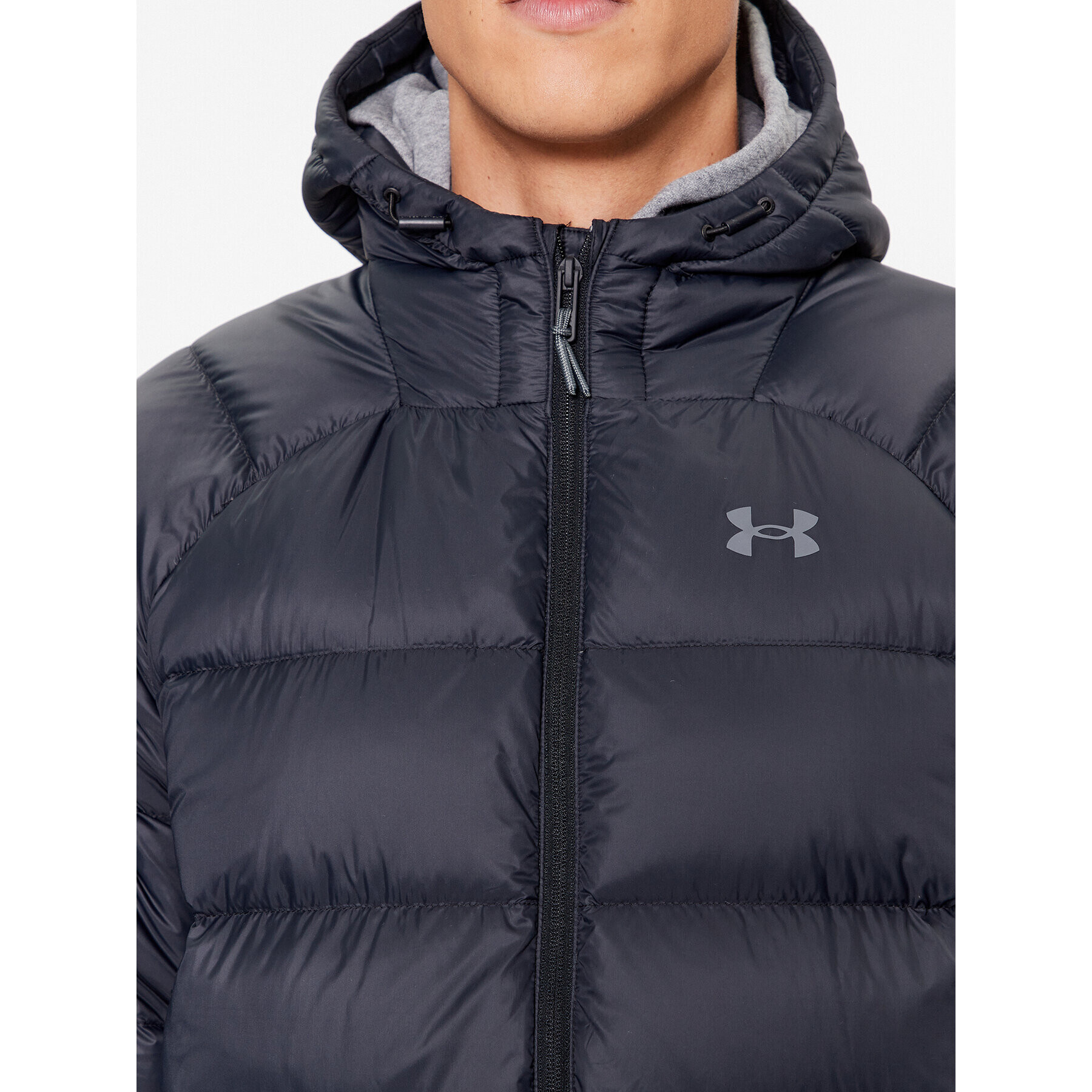 Under Armour Пухено яке Ua Strm Armour Down 2.0 Jkt 1372651 Черен Loose Fit - Pepit.bg