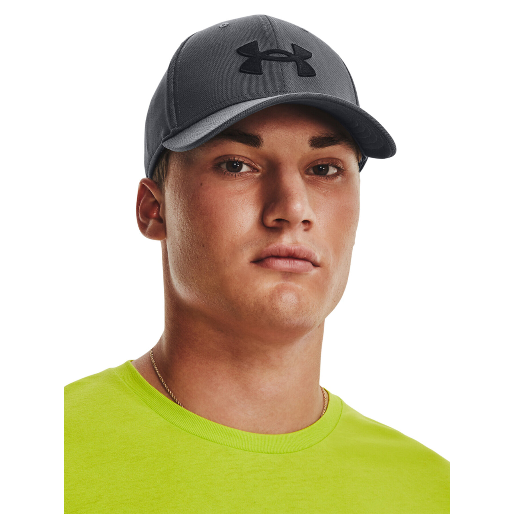 Under Armour Шапка с козирка Men's UA Blitzing Adj 1376701-012 Сив - Pepit.bg