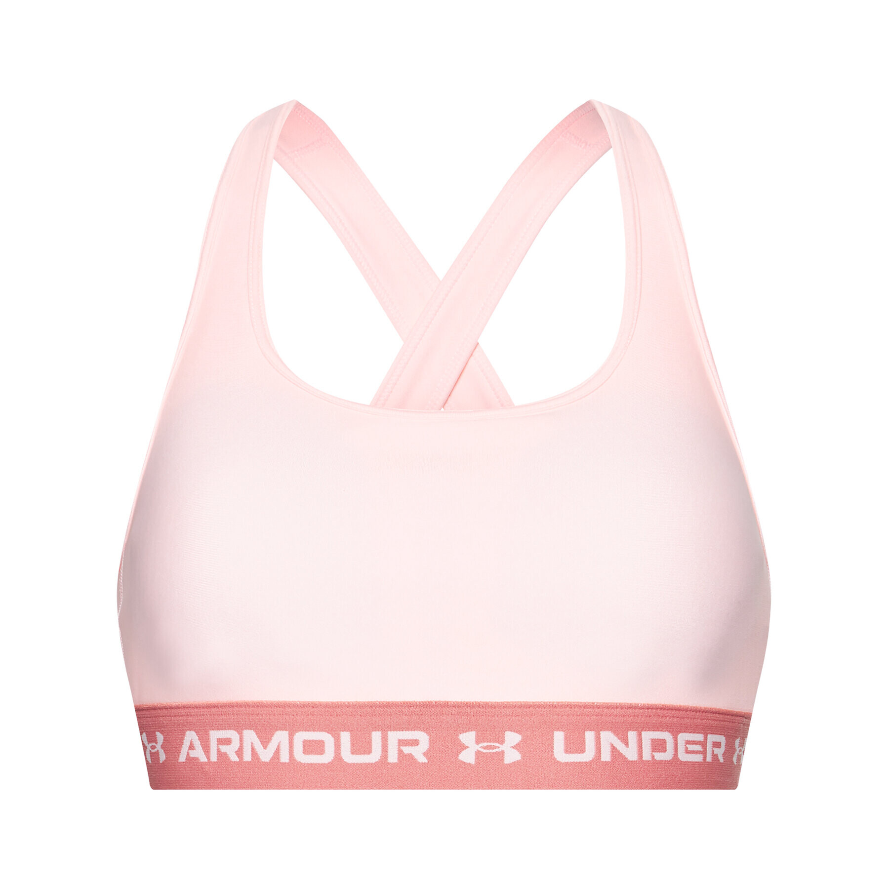 Under Armour Спортен сутиен Crossback 1361034 Розов - Pepit.bg