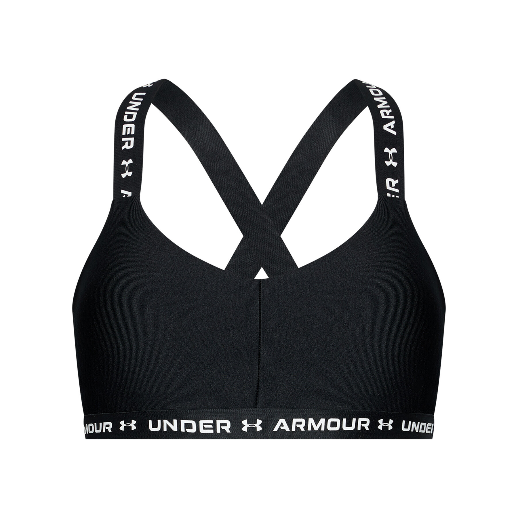 Under Armour Спортен сутиен Ua Crossback Low Sports 1361033 Черен - Pepit.bg