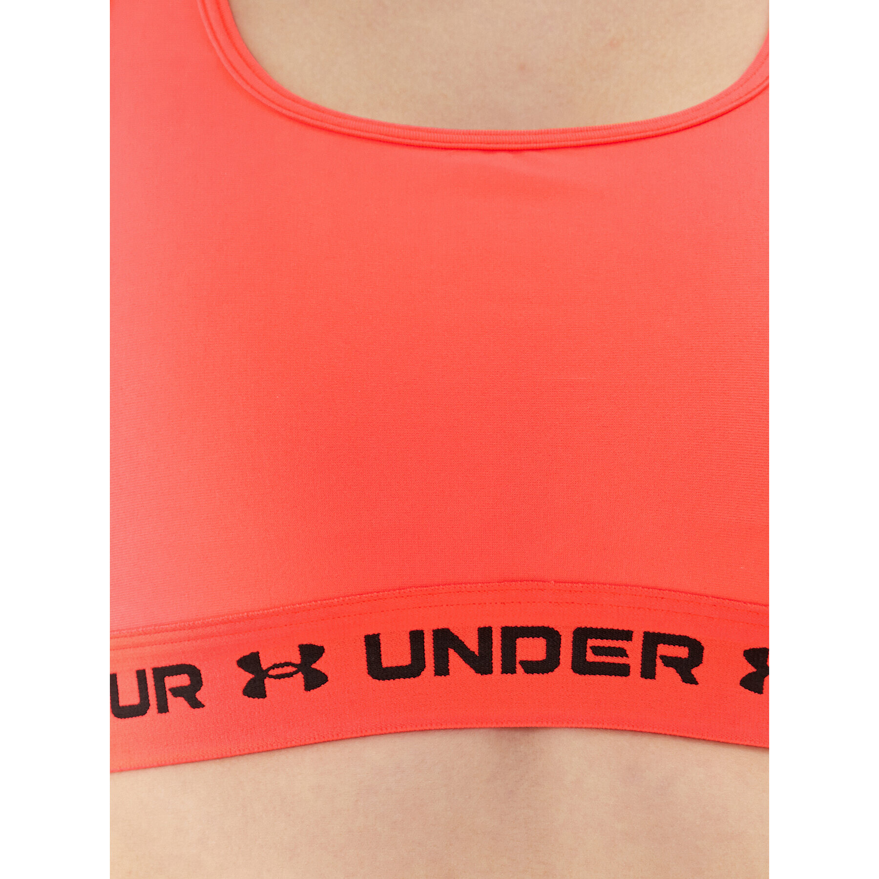 Under Armour Спортен сутиен Ua Crossback Mid Bra 1361034 Червен Compression Fit - Pepit.bg