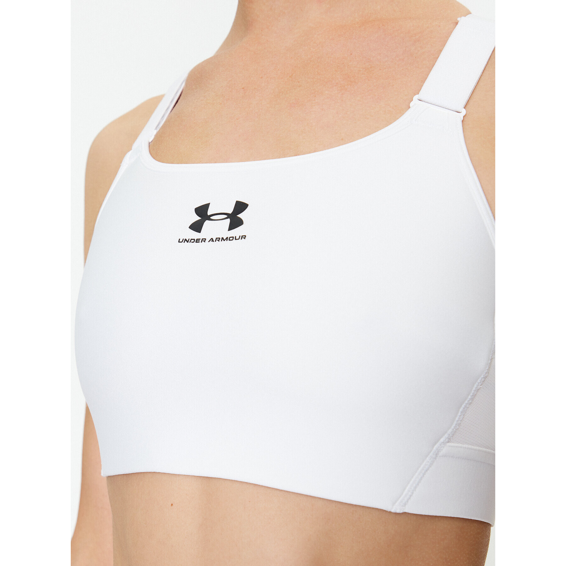 Under Armour Спортен сутиен Ua Hg Armour High 1379195 Бял Compression Fit - Pepit.bg