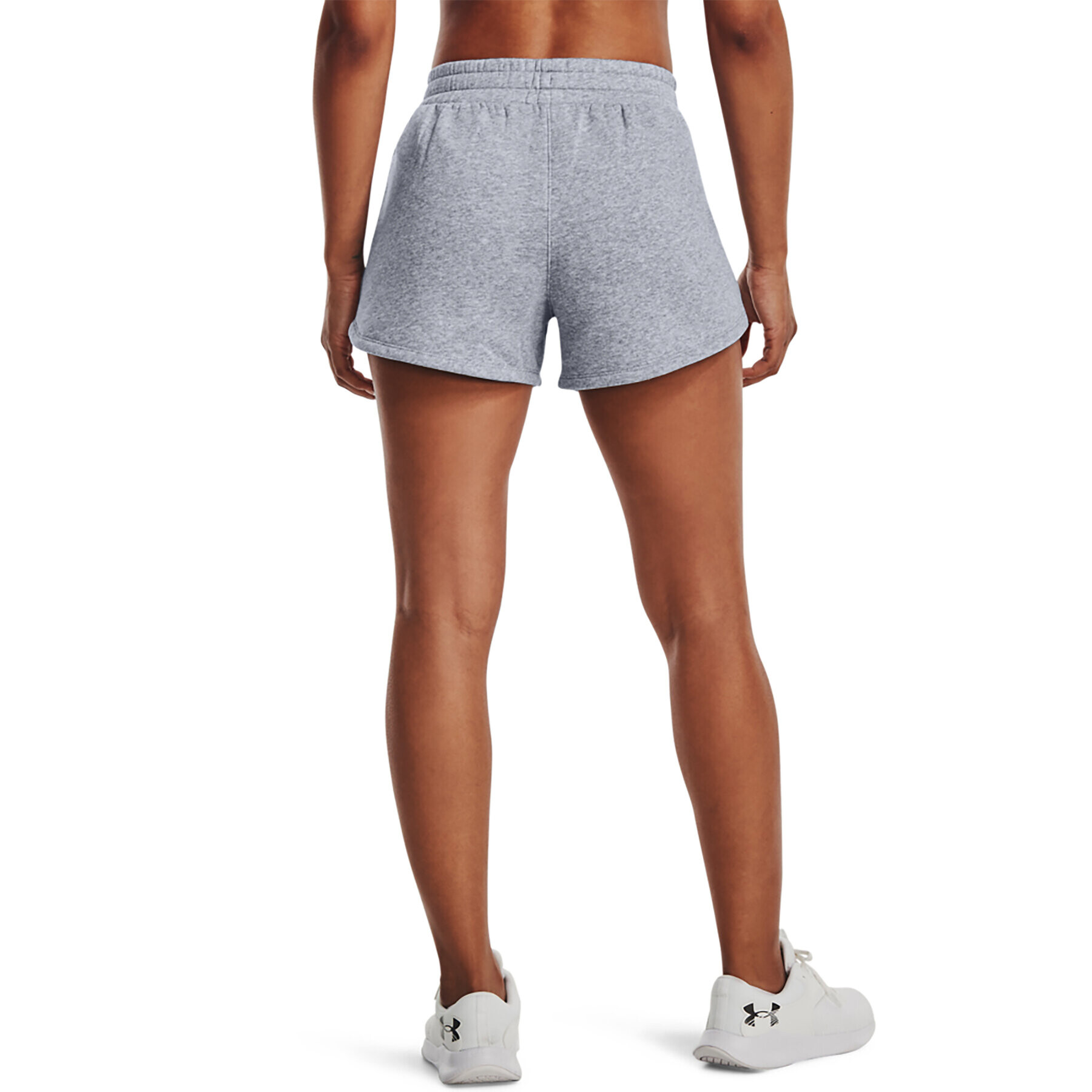 Under Armour Спортни шорти Rival Fleece Short 1376257 Сив Regular Fit - Pepit.bg