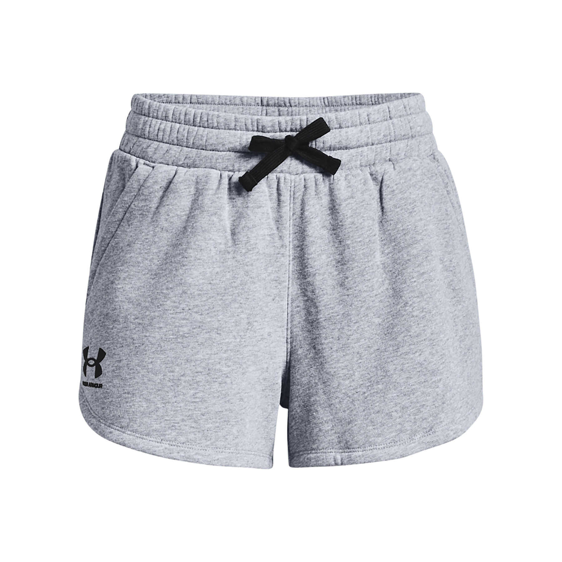 Under Armour Спортни шорти Rival Fleece Short 1376257 Сив Regular Fit - Pepit.bg