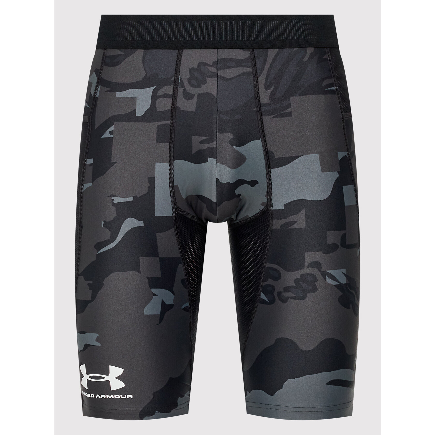 Under Armour Спортни шорти Ua Iso-Chill Compression Print 1361594 Черен Slim Fit - Pepit.bg