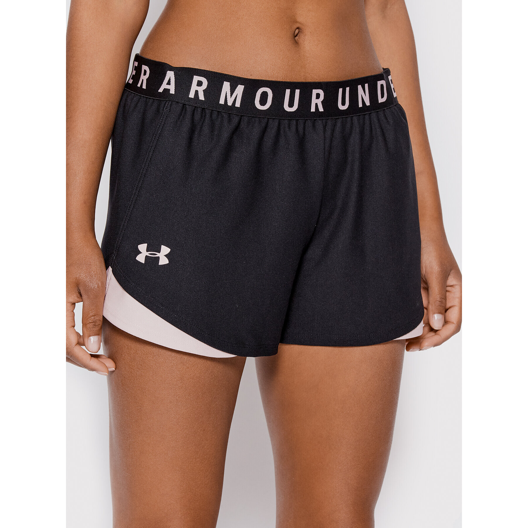 Under Armour Спортни шорти Ua Play Up 1344552 Черен Relaxed Fit - Pepit.bg