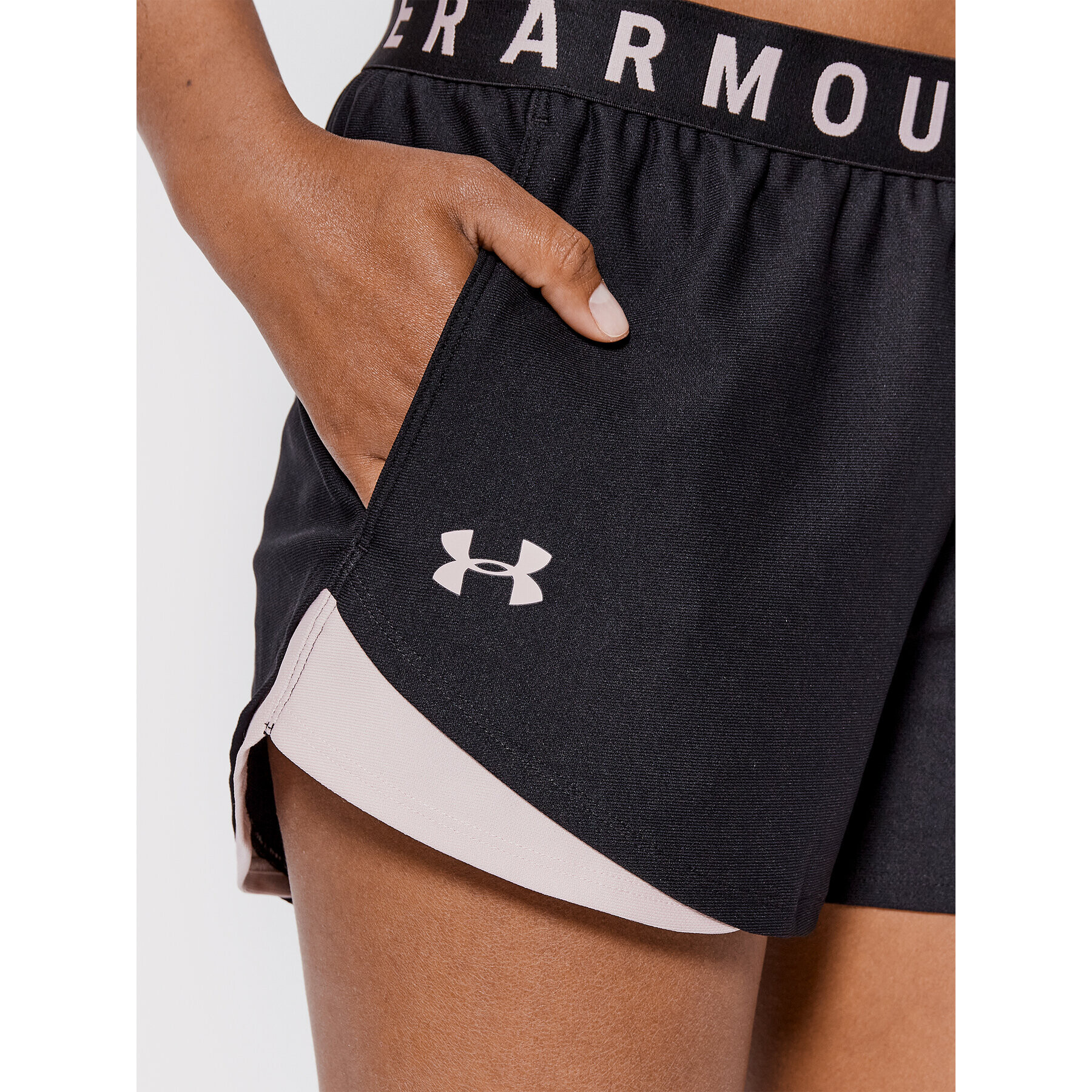 Under Armour Спортни шорти Ua Play Up 1344552 Черен Relaxed Fit - Pepit.bg