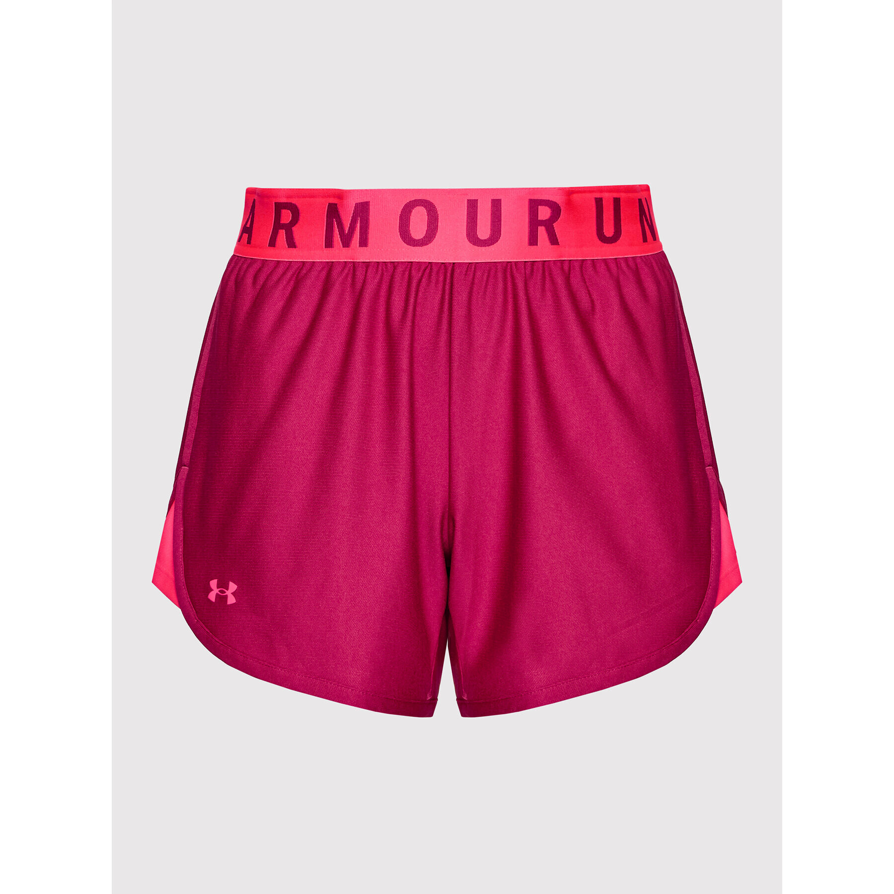 Under Armour Спортни шорти Ua Play Up 5 1355791 Бордо Regular Fit - Pepit.bg