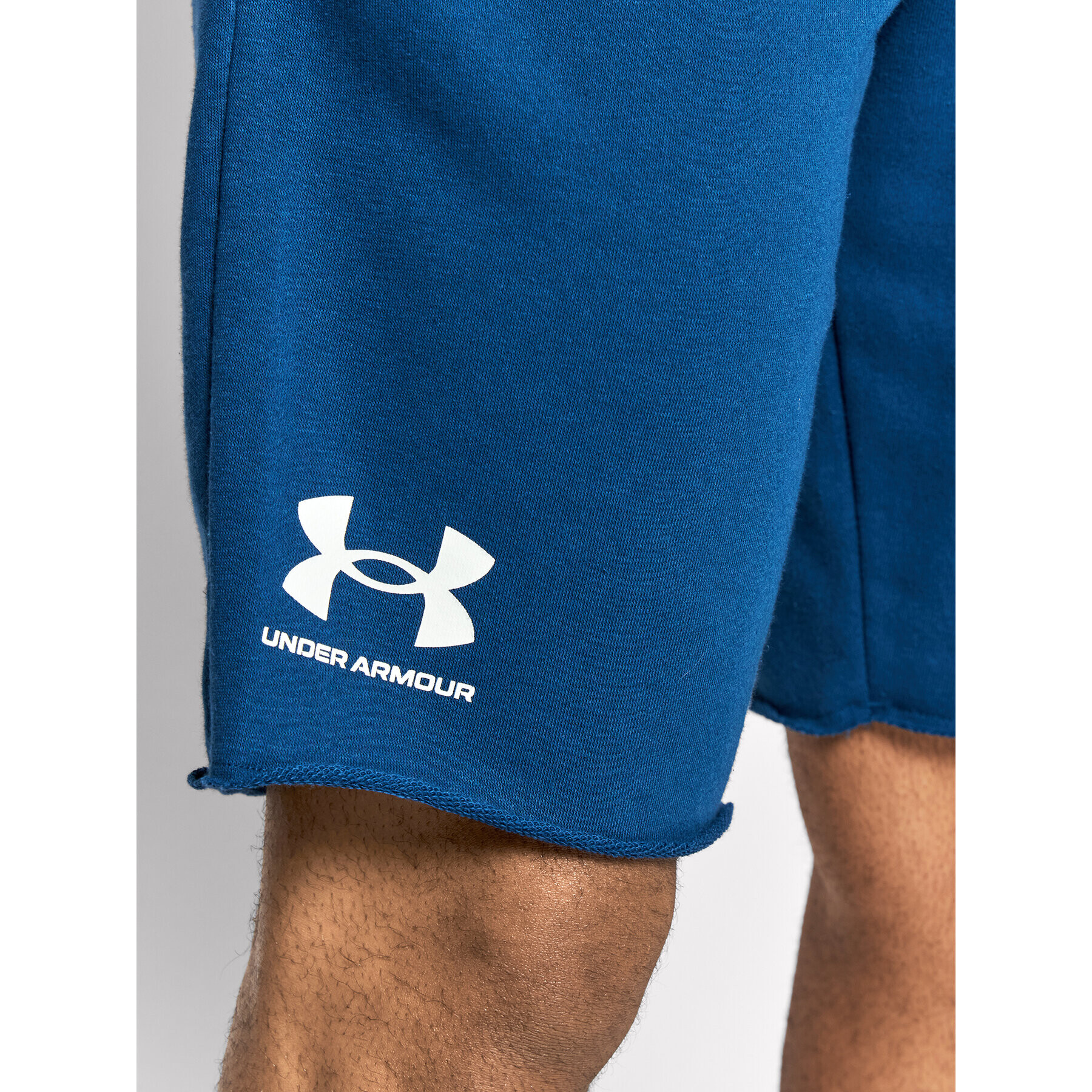 Under Armour Спортни шорти Ua Rival Terry 1361631 Син Regular Fit - Pepit.bg