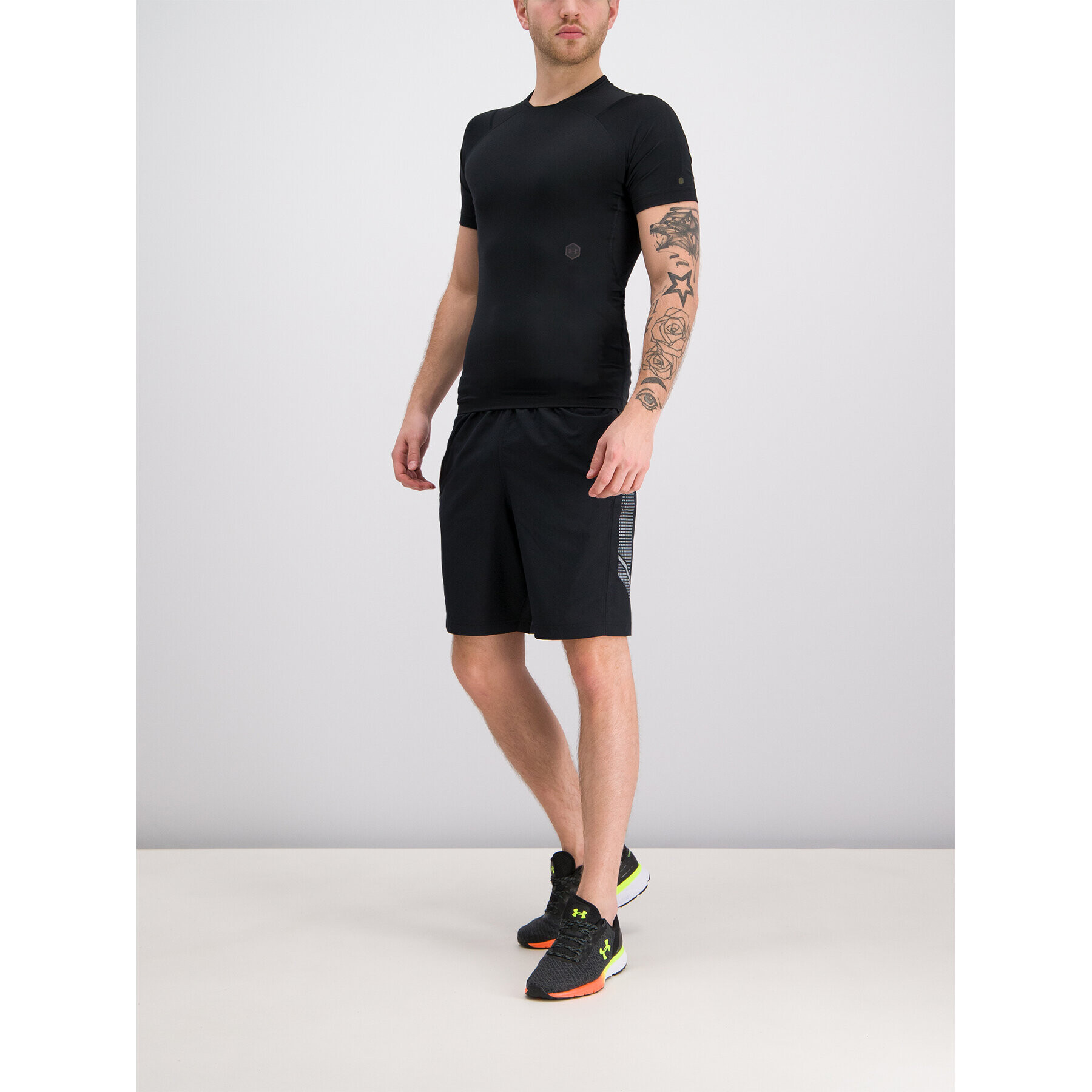 Under Armour Спортни шорти UA Woven Graphic 1309651 Черен Regular Fit - Pepit.bg