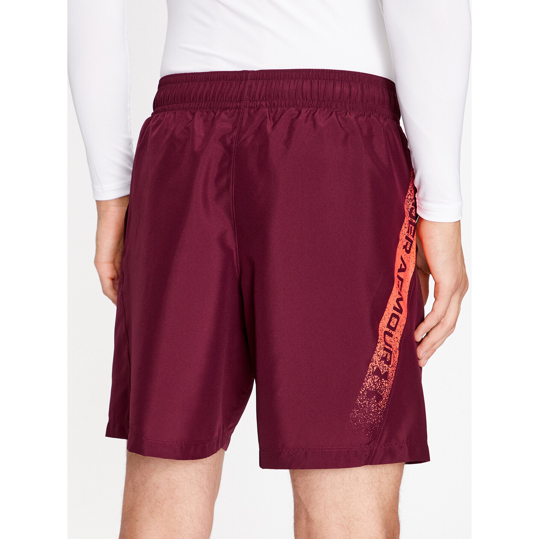 Under Armour Спортни шорти Ua Woven Graphic Shorts 1370388 Бордо Loose Fit - Pepit.bg