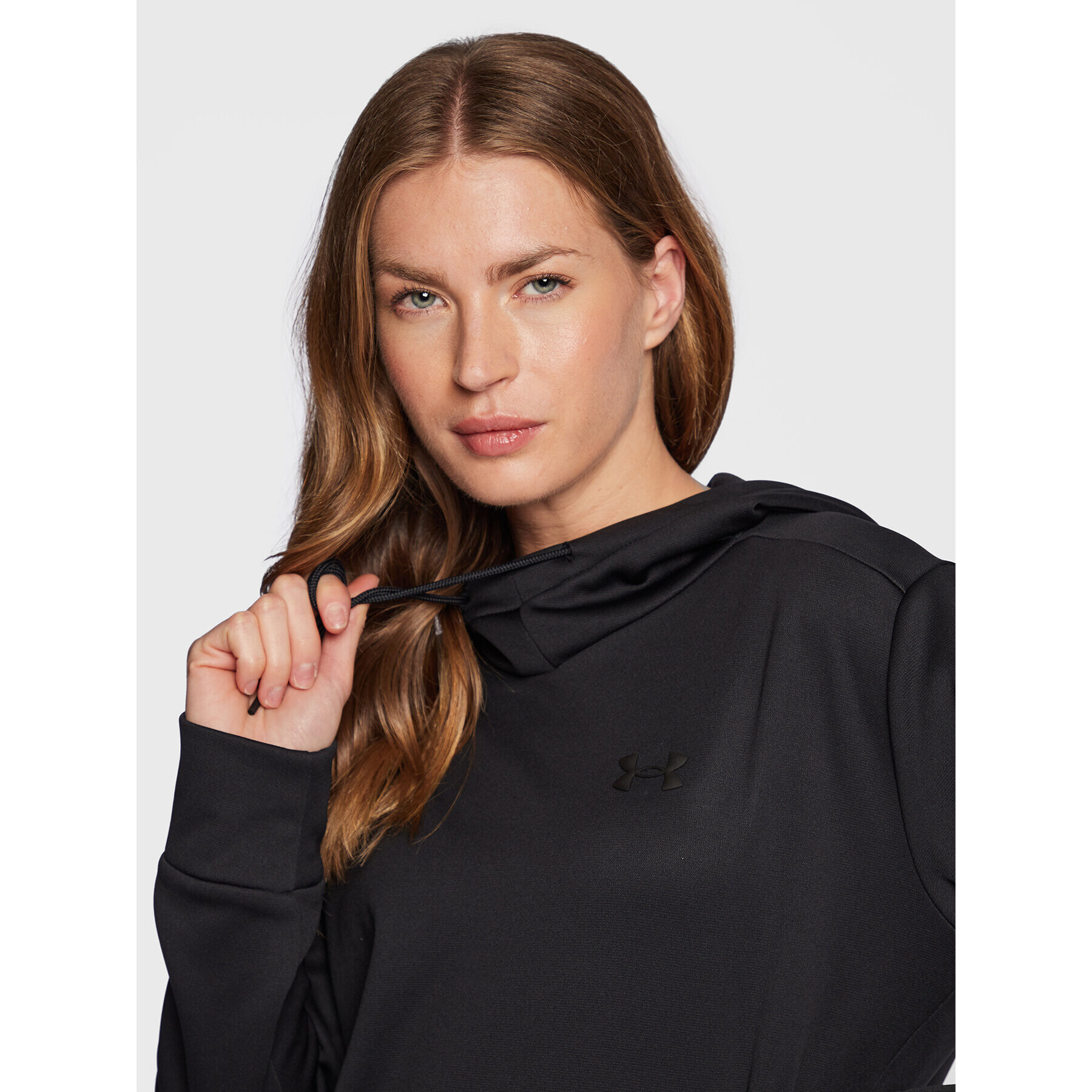 Under Armour Суитшърт Fleece® Left Chest 1373055 Черен Regular Fit - Pepit.bg