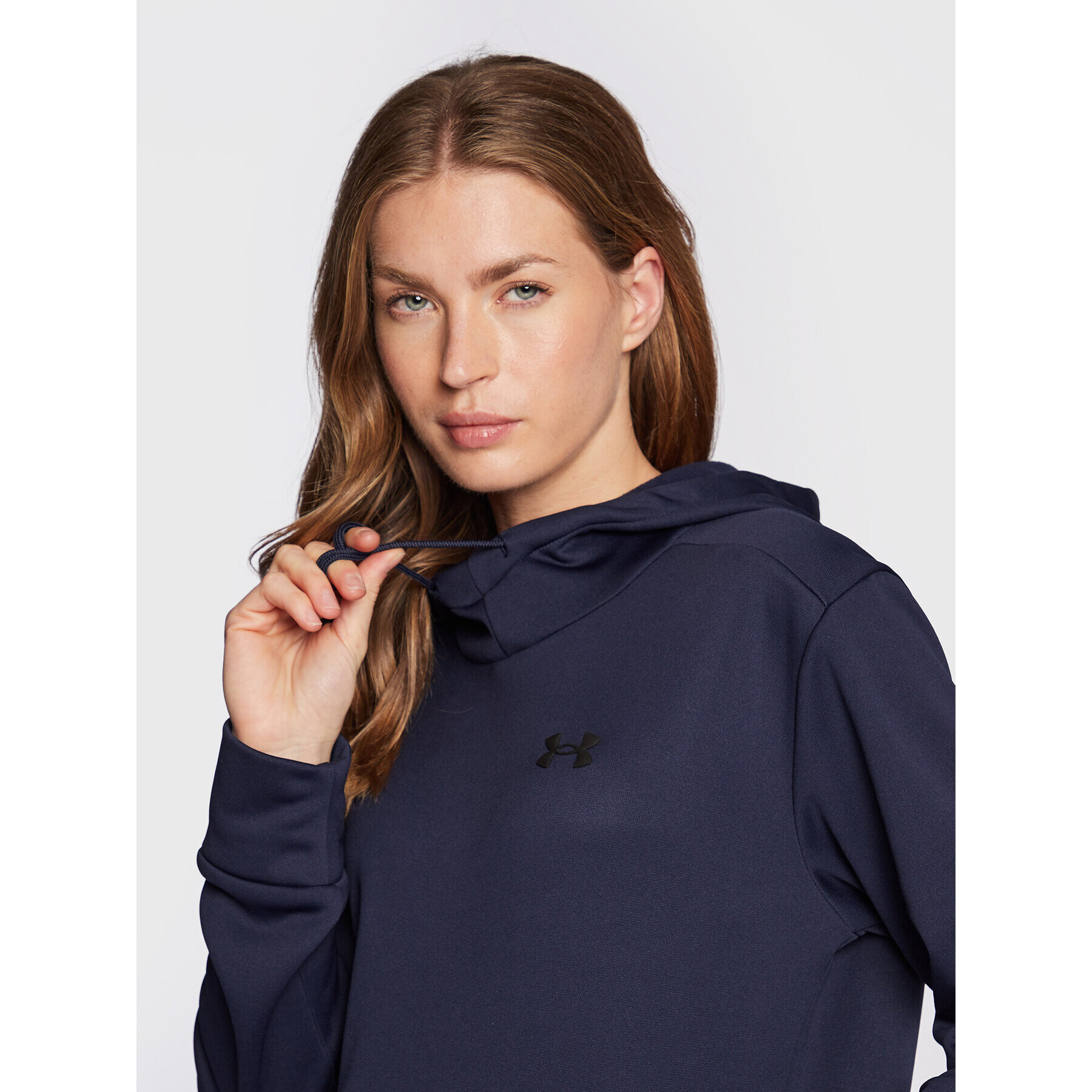 Under Armour Суитшърт Fleece® Left Chest 1373055 Тъмносин Regular Fit - Pepit.bg