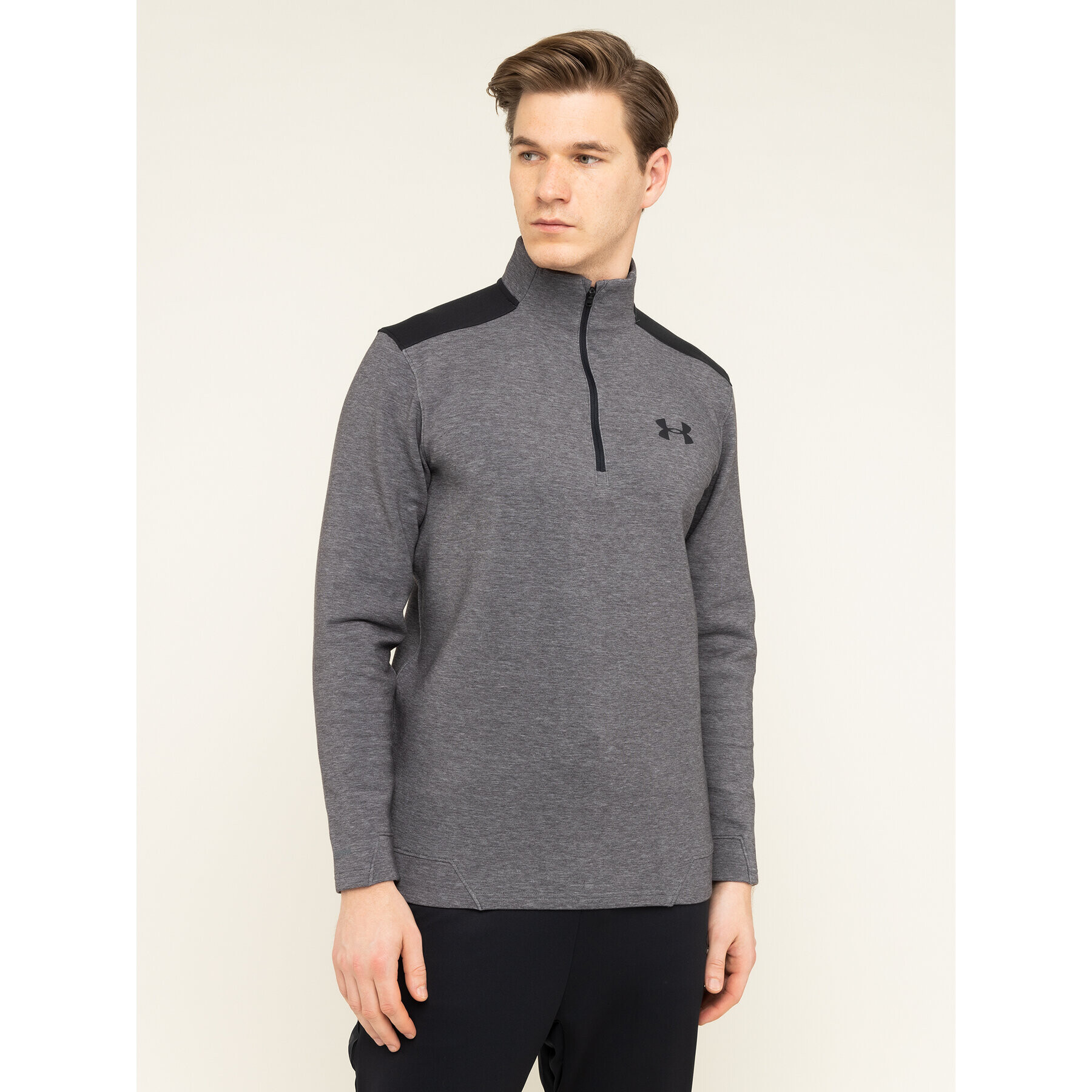 Under Armour Суитшърт от техническо трико Ua Storm ½ Zip 1352557 Сив Loose Fit - Pepit.bg