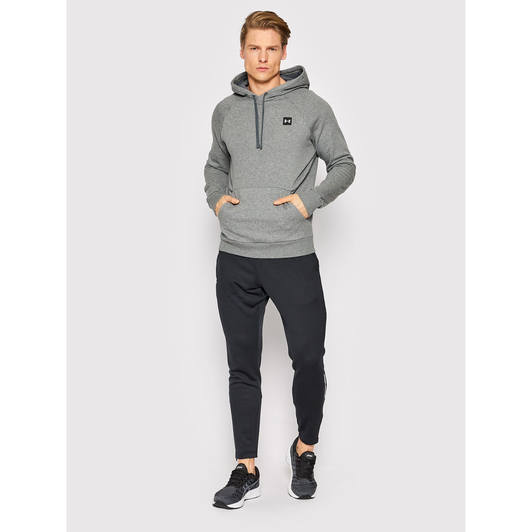 Under Armour Суитшърт Rival 1357092 Сив Loose Fit - Pepit.bg