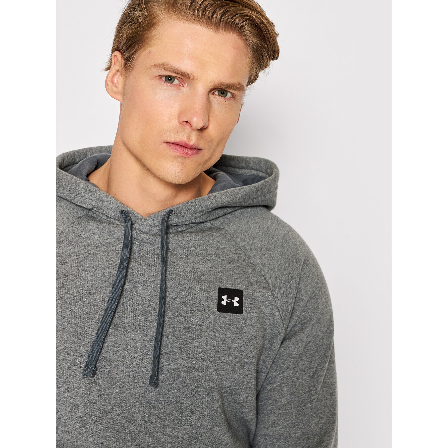 Under Armour Суитшърт Rival 1357092 Сив Loose Fit - Pepit.bg