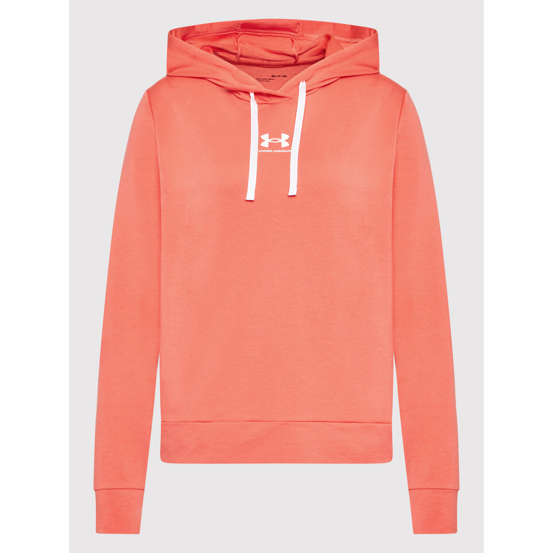 Under Armour Суитшърт Rival 1369855 Оранжев Loose Fit - Pepit.bg