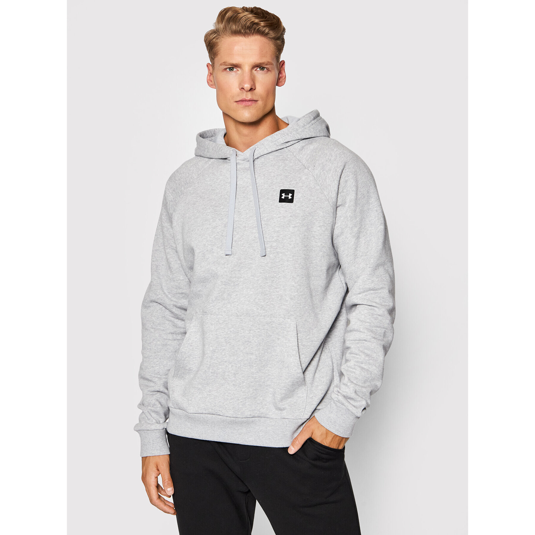 Under Armour Суитшърт Ua Rival 1357092 Сив Loose Fit - Pepit.bg