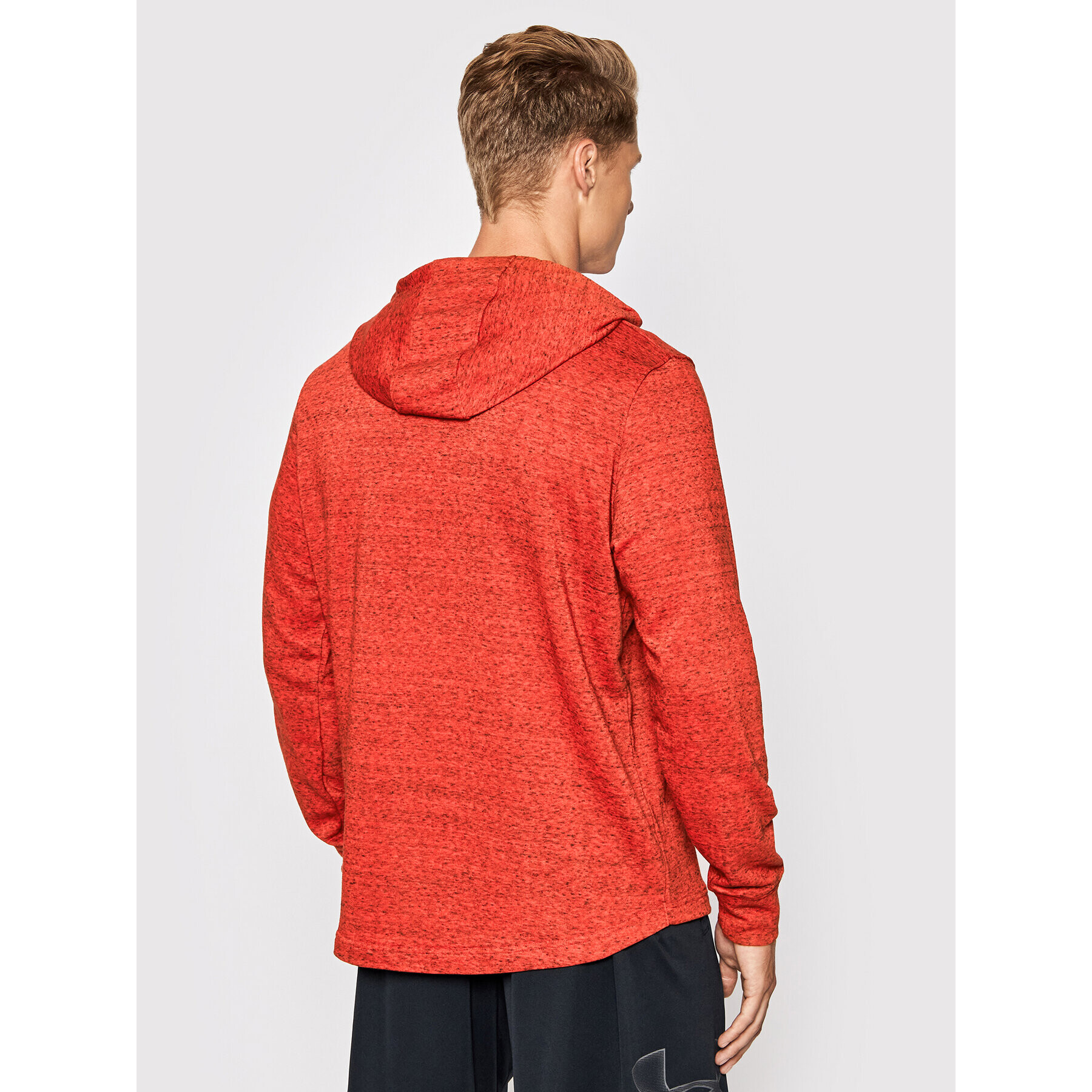 Under Armour Суитшърт Rival Terry Big Logo 1361559 Оранжев Loose Fit - Pepit.bg