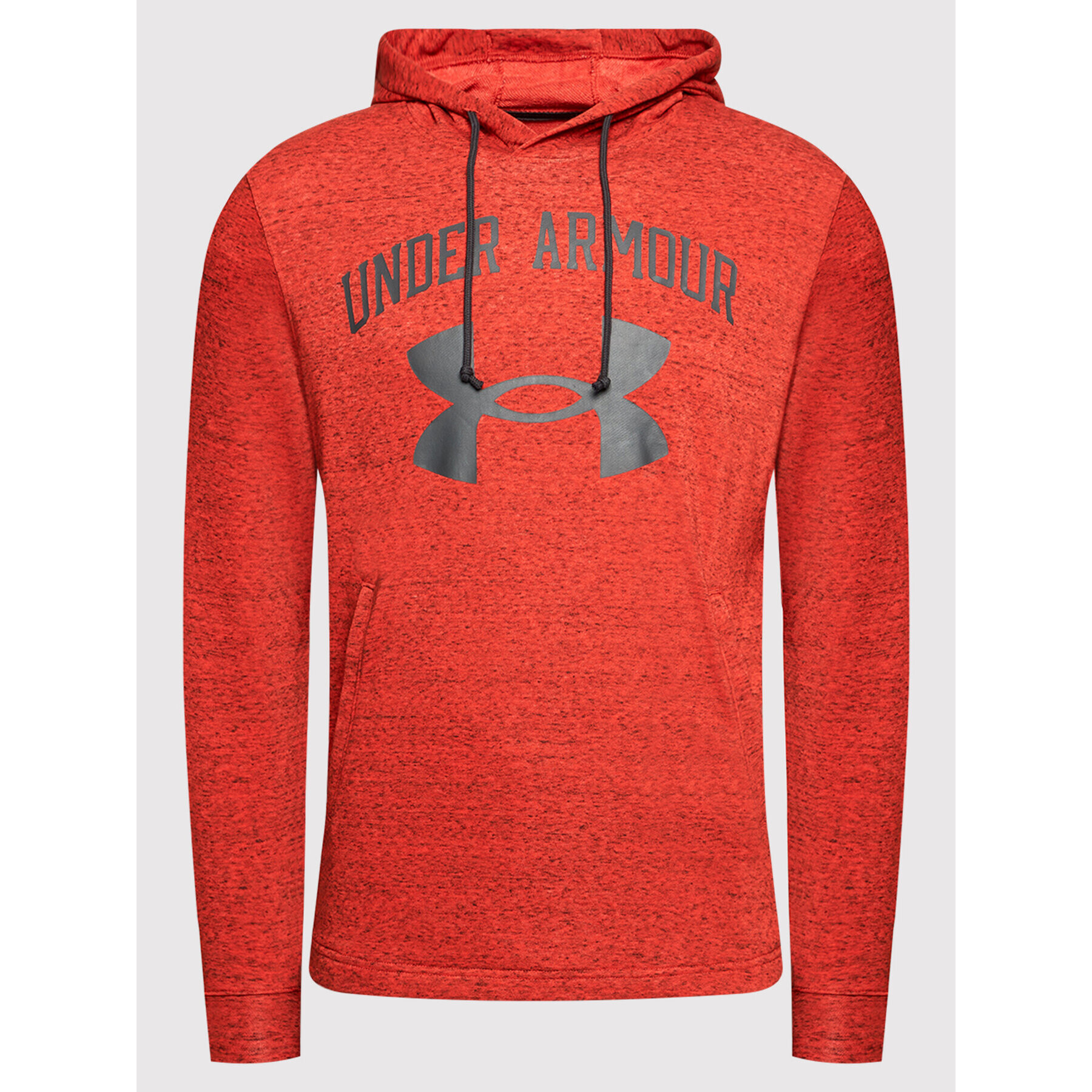 Under Armour Суитшърт Rival Terry Big Logo 1361559 Оранжев Loose Fit - Pepit.bg