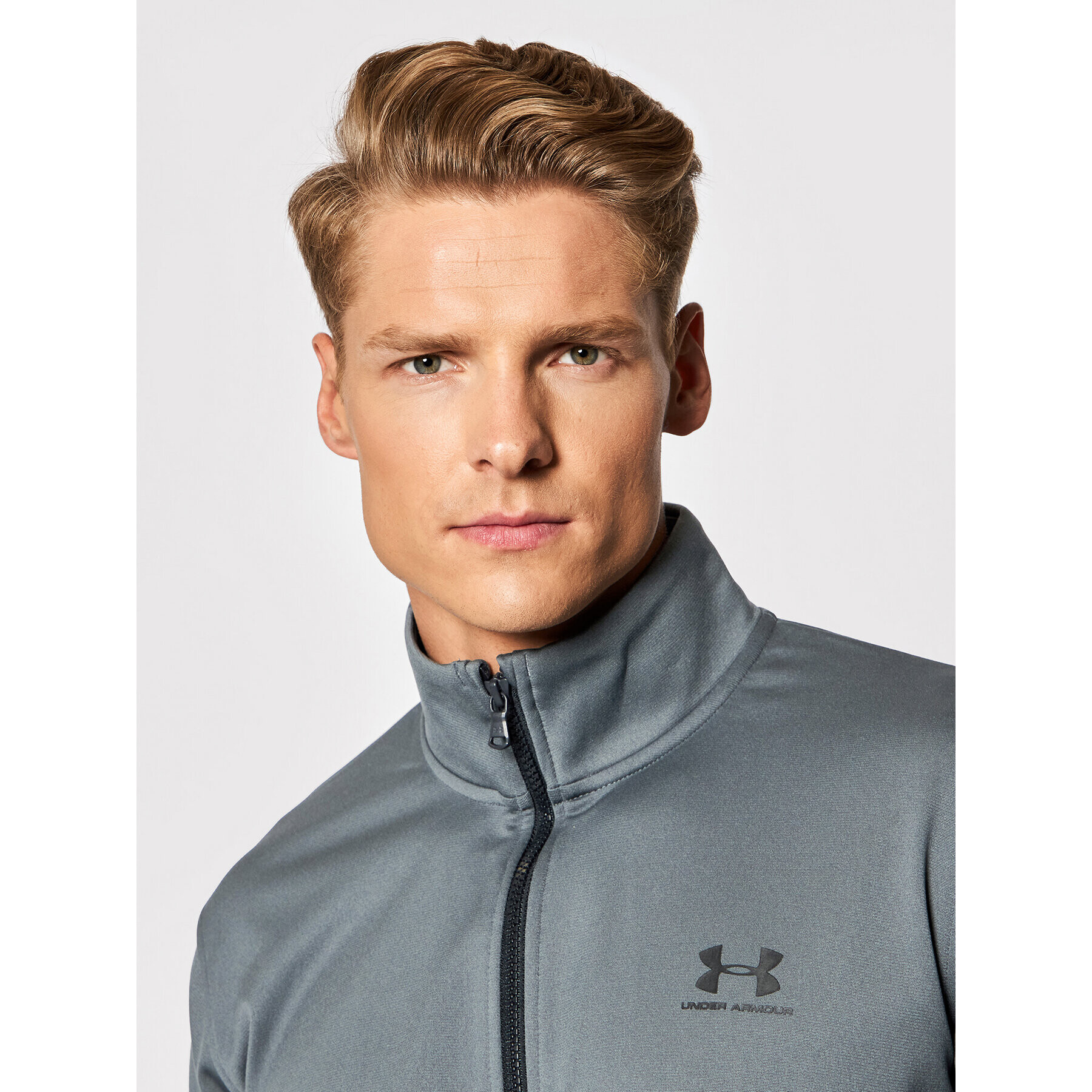 Under Armour Суитшърт Sportstyle Tricot 1329293 Сив Loose Fit - Pepit.bg