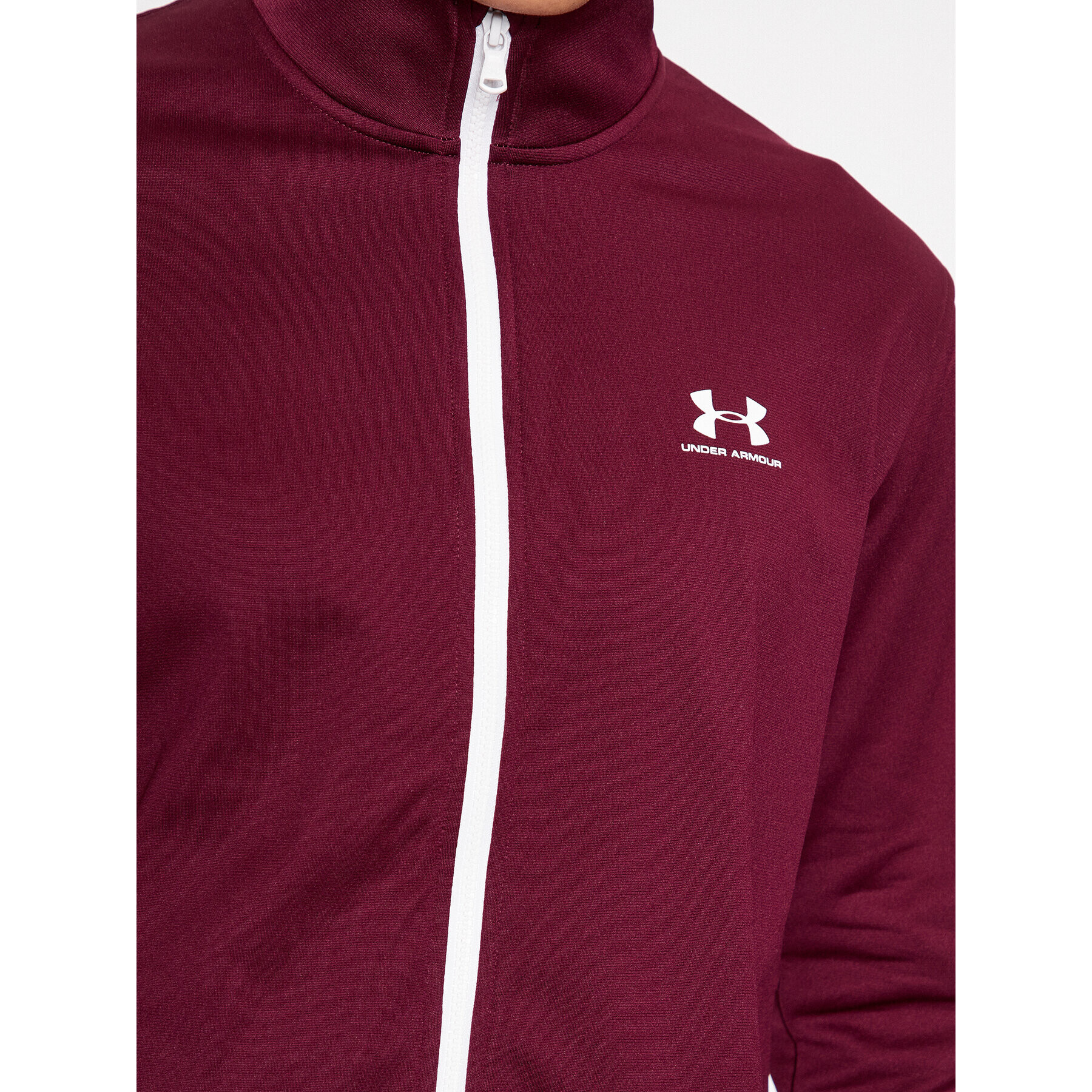 Under Armour Суитшърт Sportstyle Tricot Jacket 1329293 Бордо Loose Fit - Pepit.bg