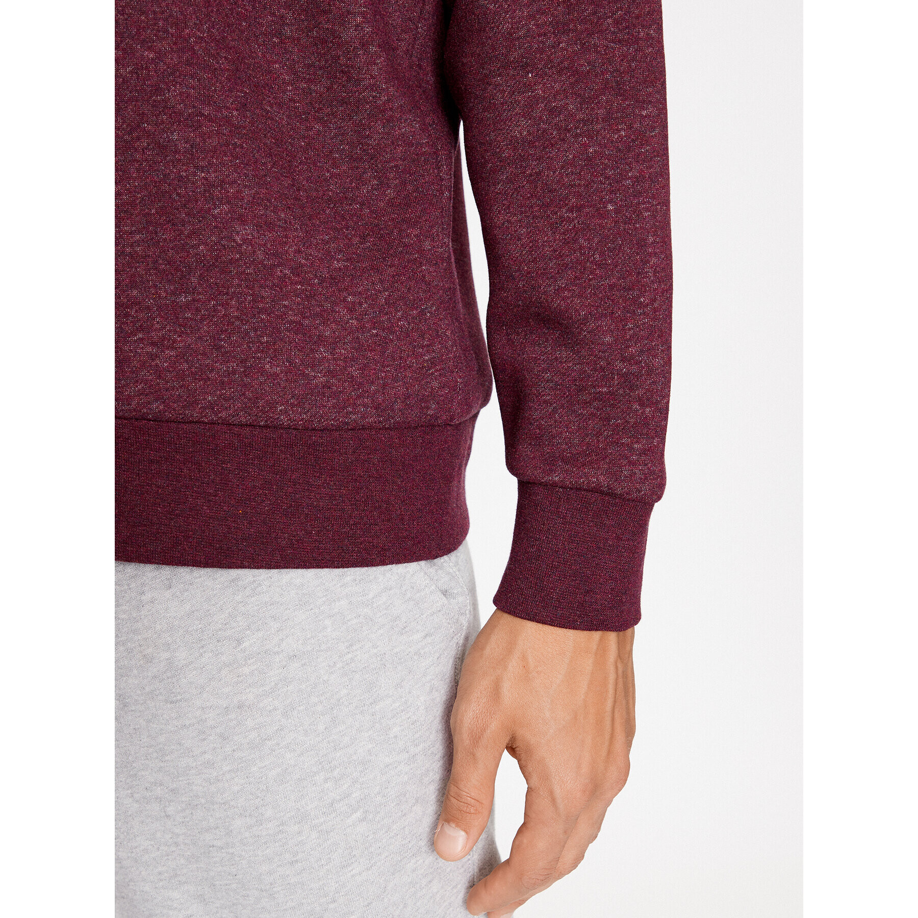 Under Armour Суитшърт Ua Essential Fleece Crew 1374250 Бордо Loose Fit - Pepit.bg