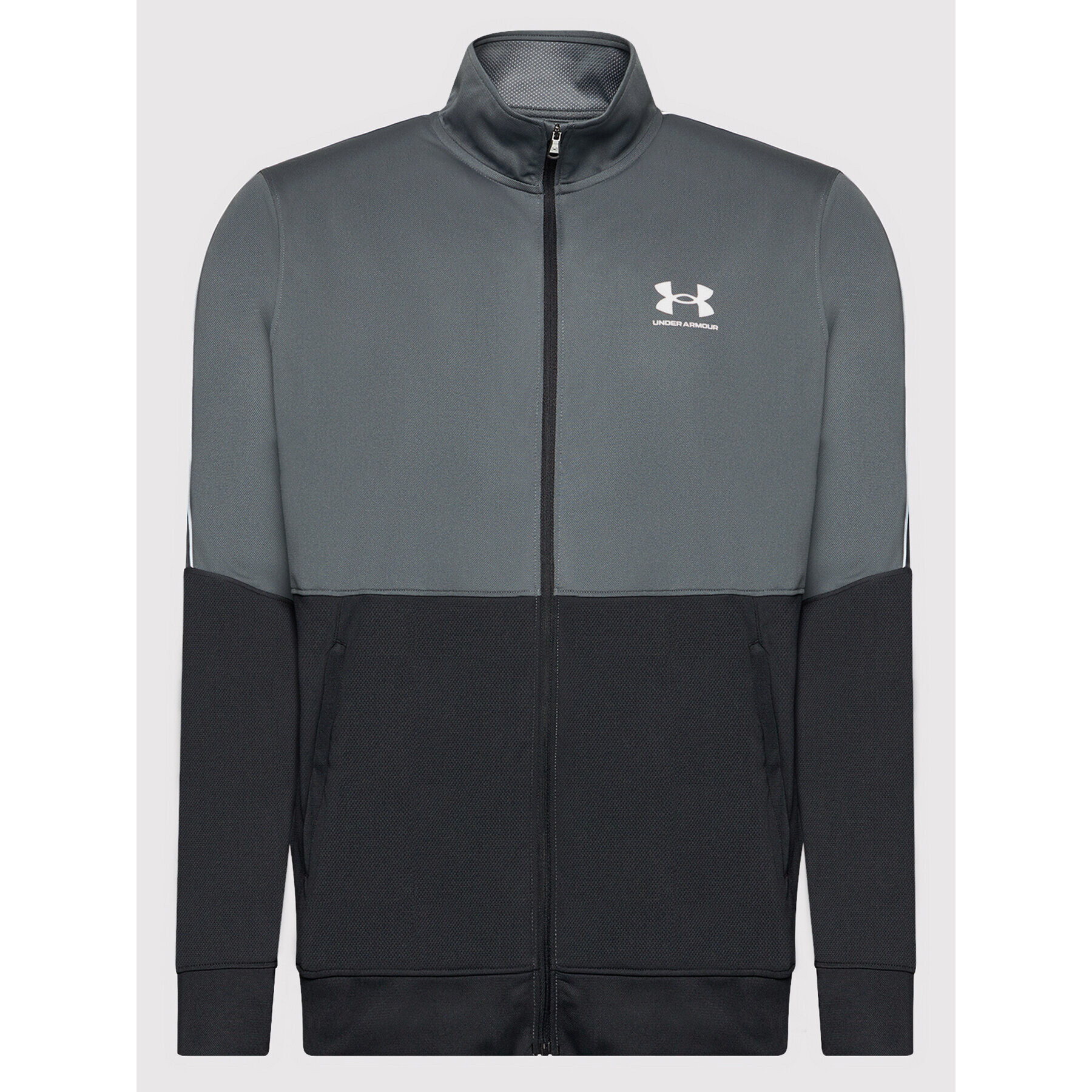 Under Armour Суитшърт Ua Pique 1366202 Сив Fitted Fit - Pepit.bg