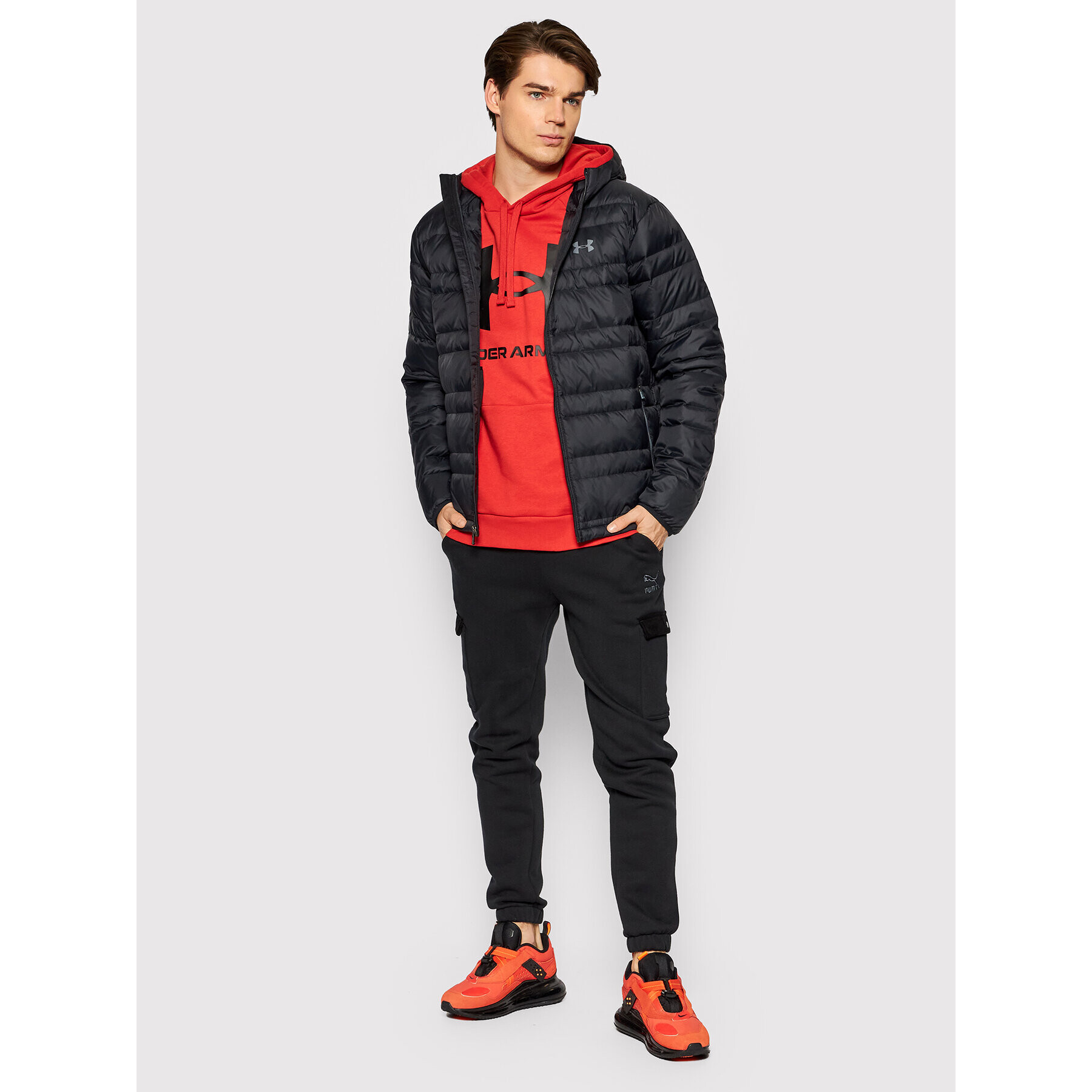 Under Armour Суитшърт Ua Rival 1357093 Червен Relaxed Fit - Pepit.bg