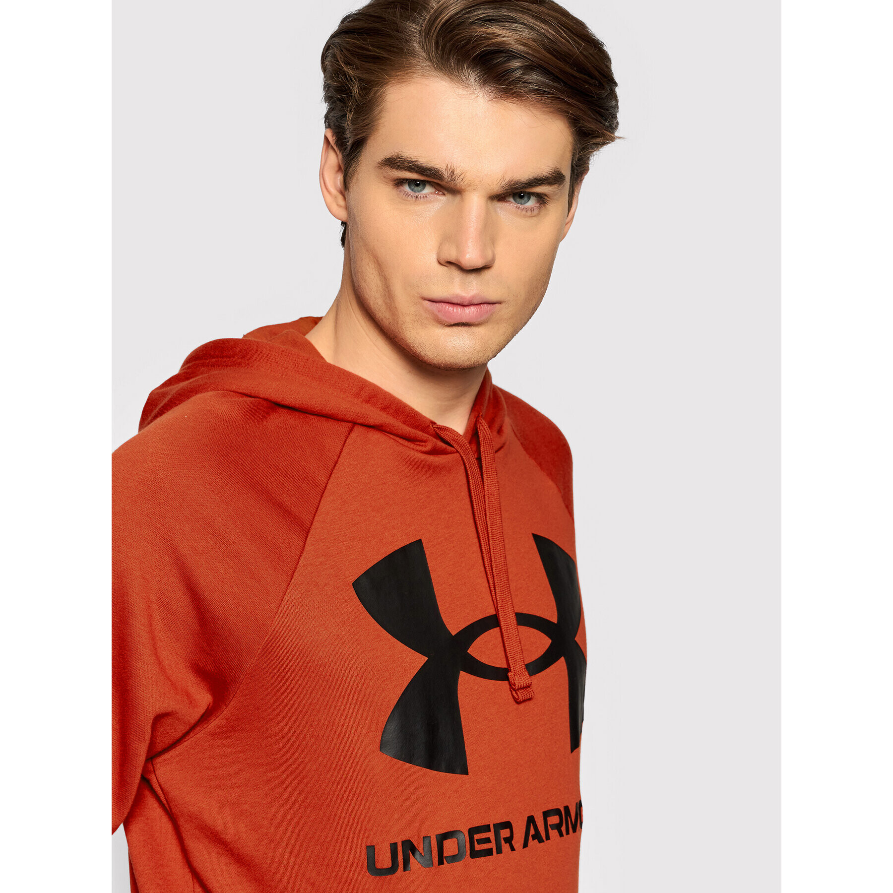 Under Armour Суитшърт Ua Rival 1357093 Червен Relaxed Fit - Pepit.bg