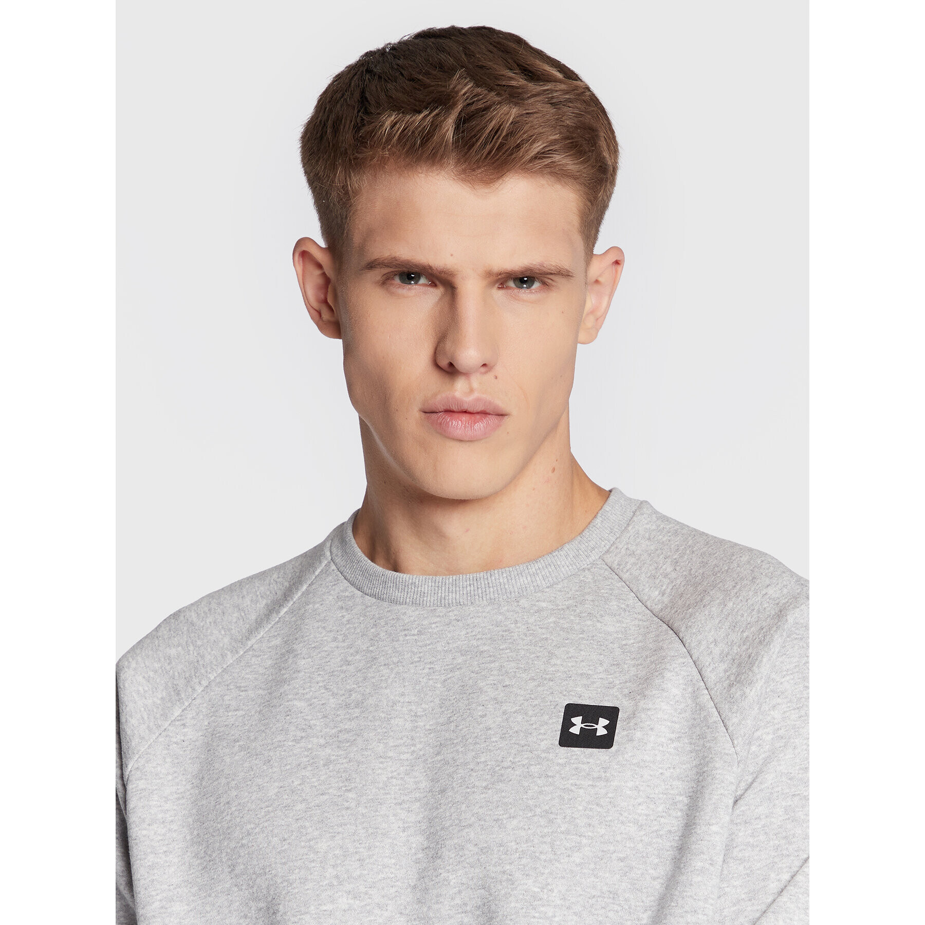 Under Armour Суитшърт Ua Rival 1357096 Сив Loose Fit - Pepit.bg