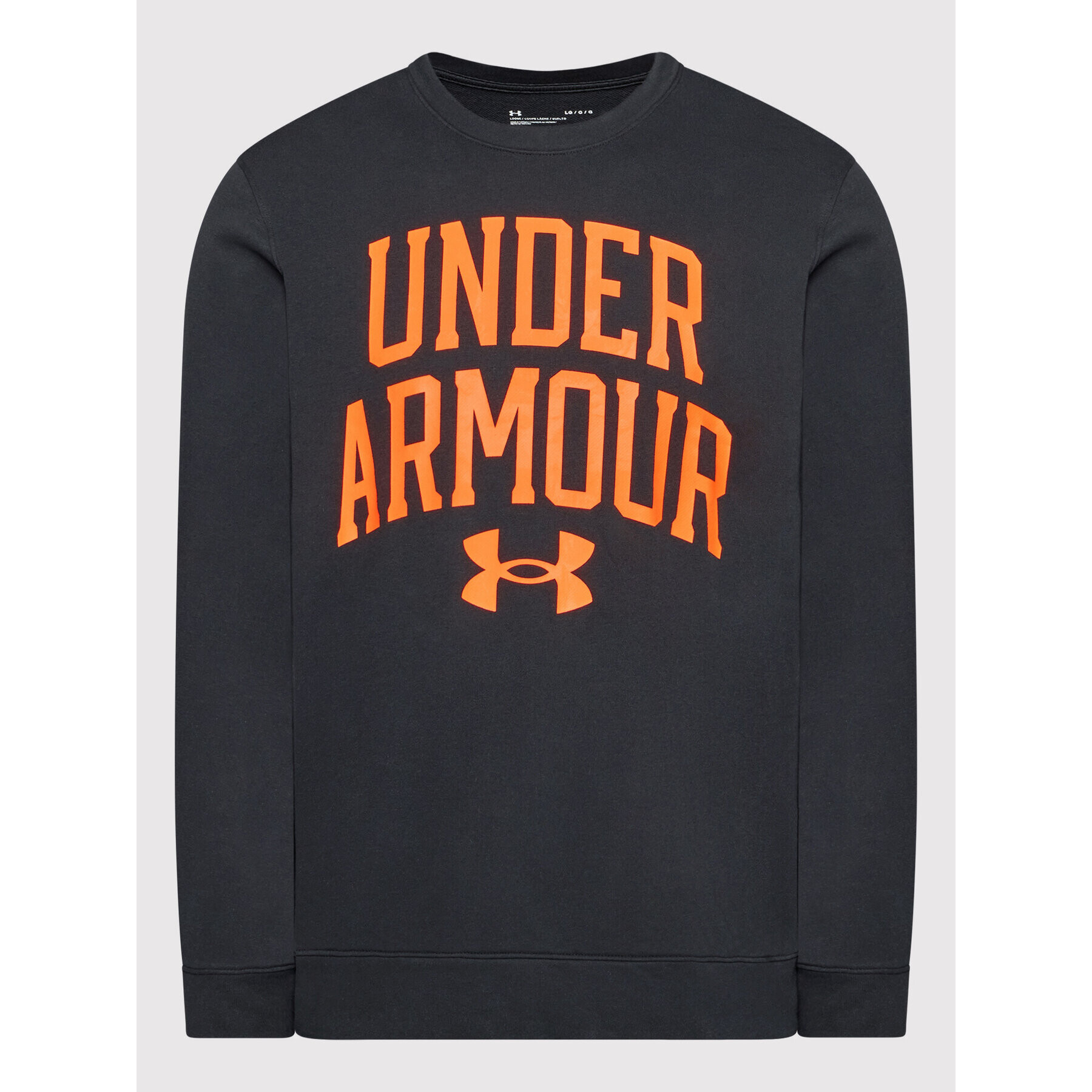 Under Armour Суитшърт Ua Rival 1361561 Черен Loose Fit - Pepit.bg