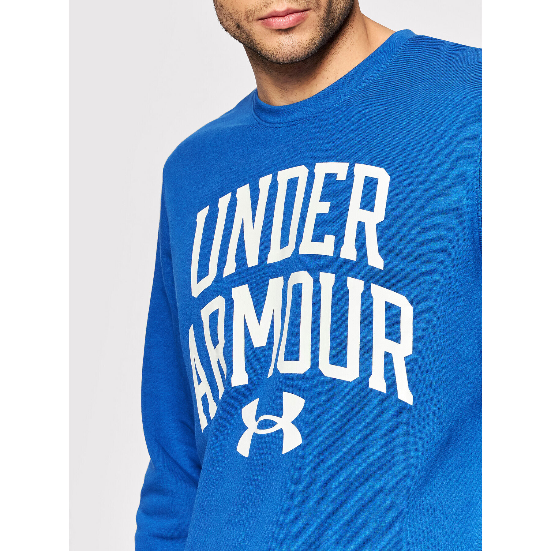 Under Armour Суитшърт Ua Rival 1361561 Син Loose Fit - Pepit.bg