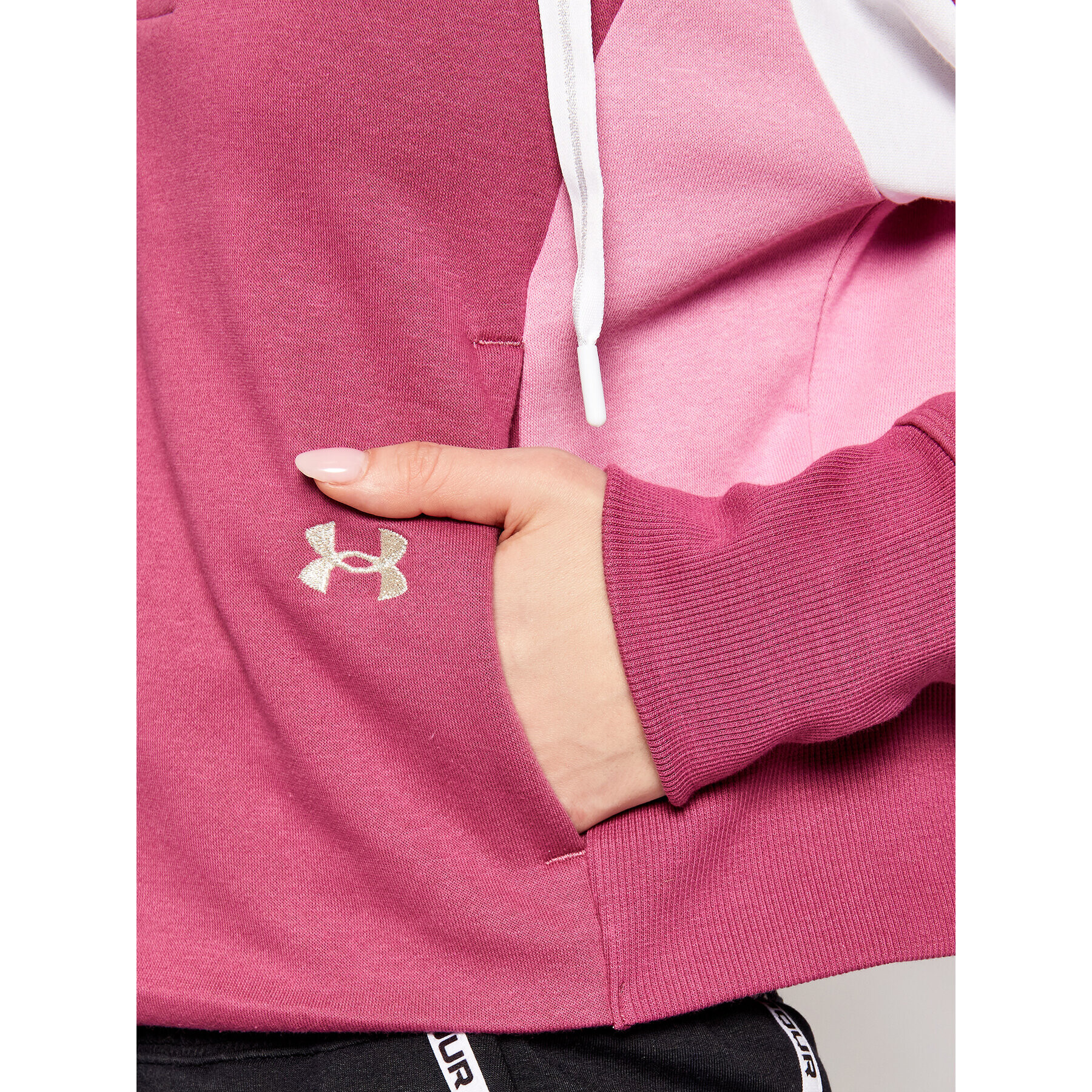 Under Armour Суитшърт UA Rival 1362421 Розов Loose Fit - Pepit.bg