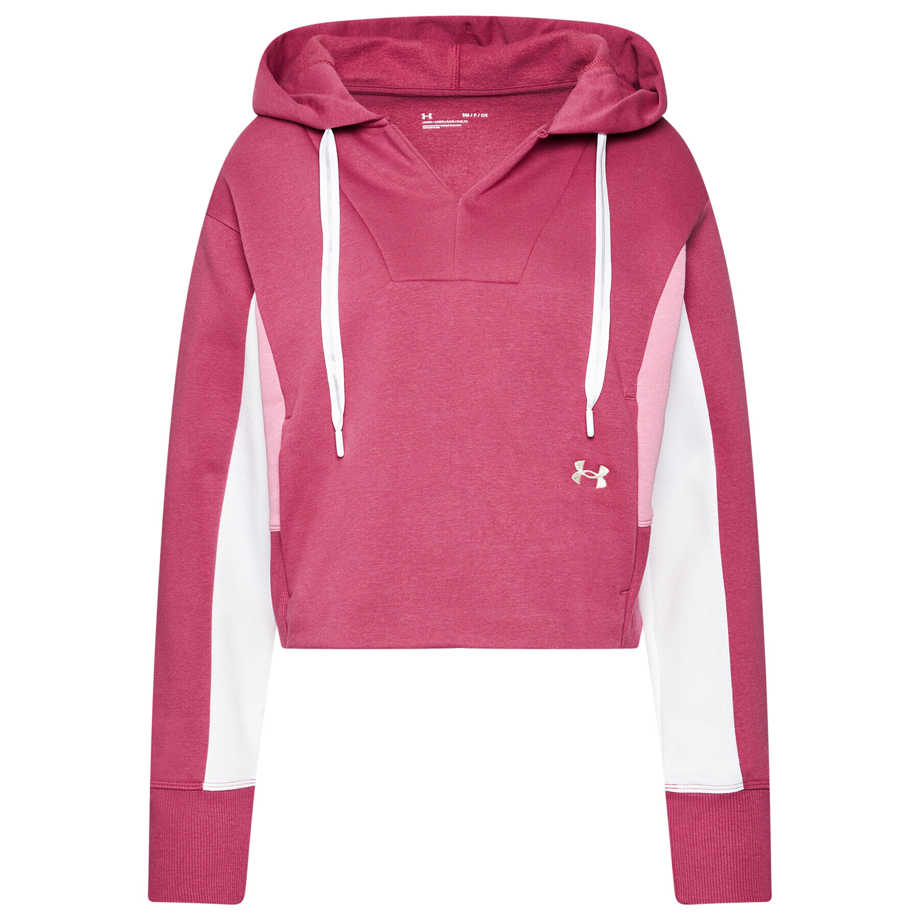 Under Armour Суитшърт UA Rival 1362421 Розов Loose Fit - Pepit.bg