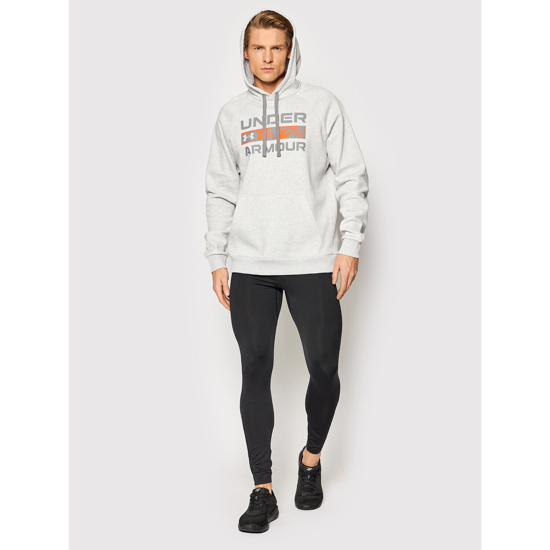 Under Armour Суитшърт Ua Rival 1366363 Сив Relaxed Fit - Pepit.bg