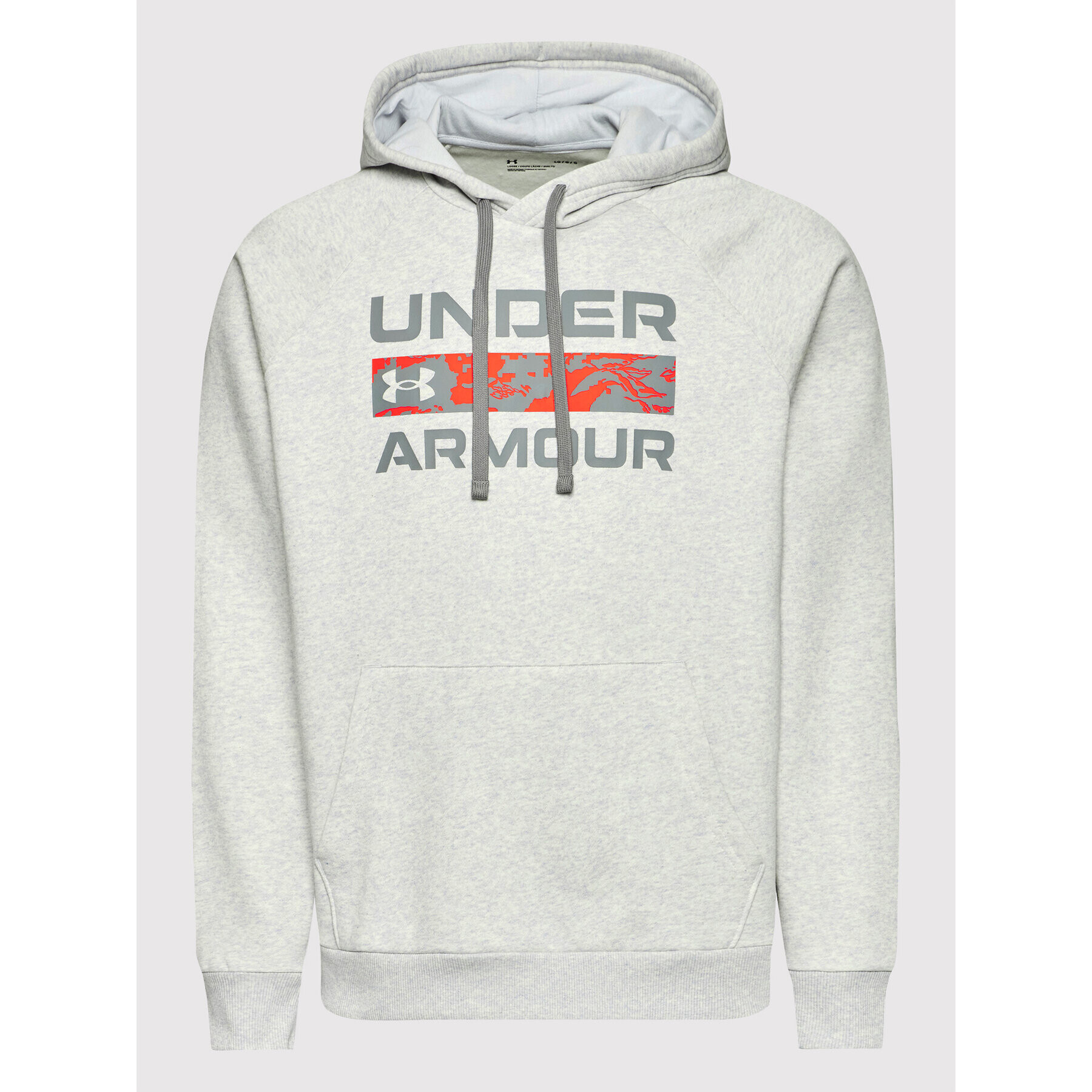 Under Armour Суитшърт Ua Rival 1366363 Сив Relaxed Fit - Pepit.bg