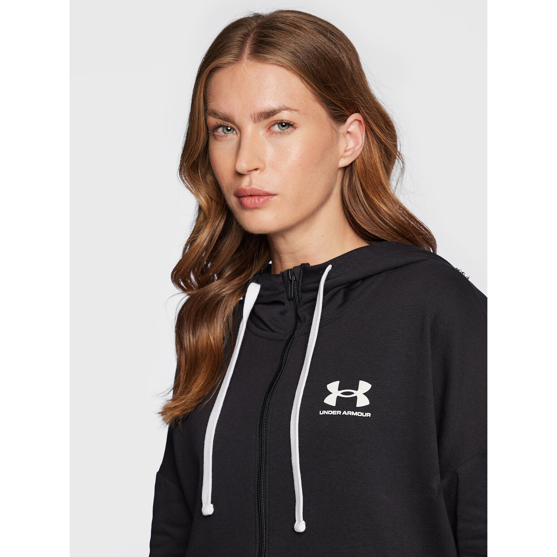 Under Armour Суитшърт Ua Rival Fleece 1356400 Черен Regular Fit - Pepit.bg