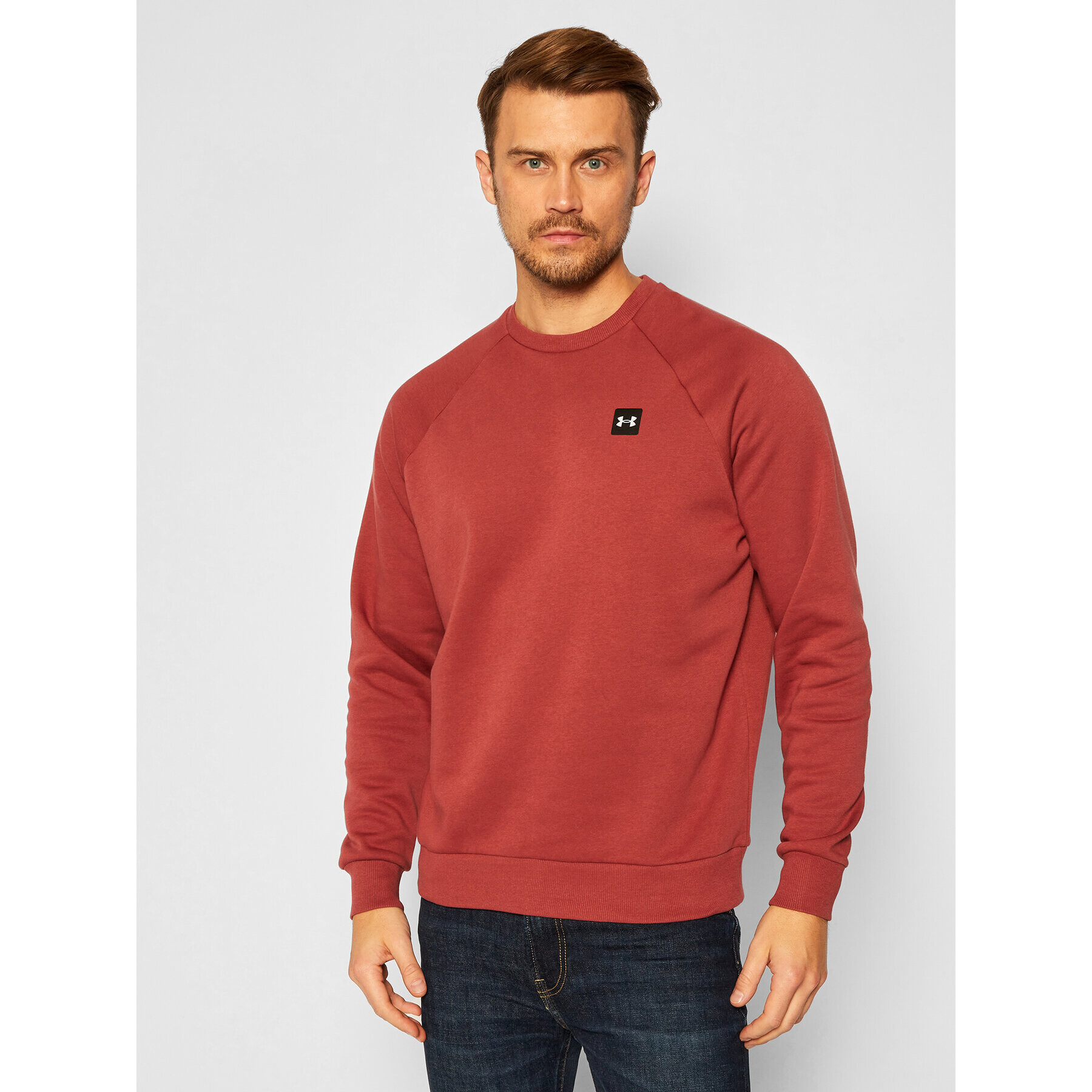 Under Armour Суитшърт Ua Rival Fleece 1357096 Кафяв Loose Fit - Pepit.bg