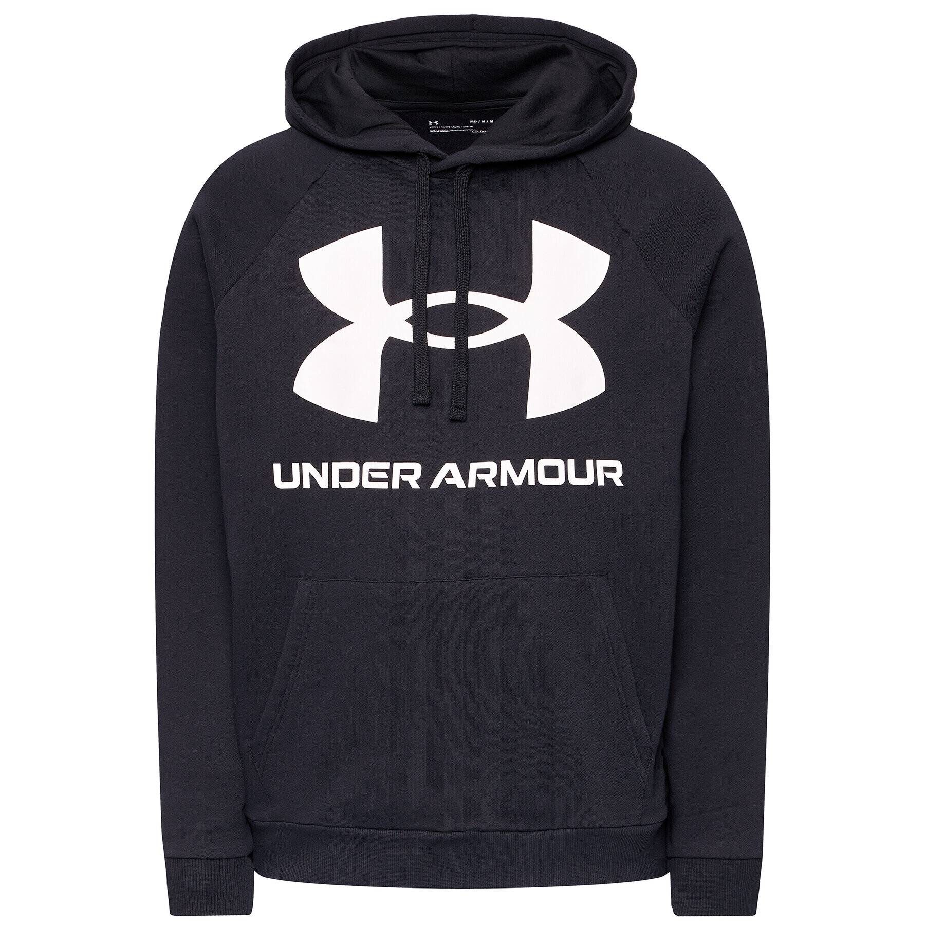 Under Armour Суитшърт Ua Rival Fleece Big Logo 1357093 Черен Loose Fit - Pepit.bg