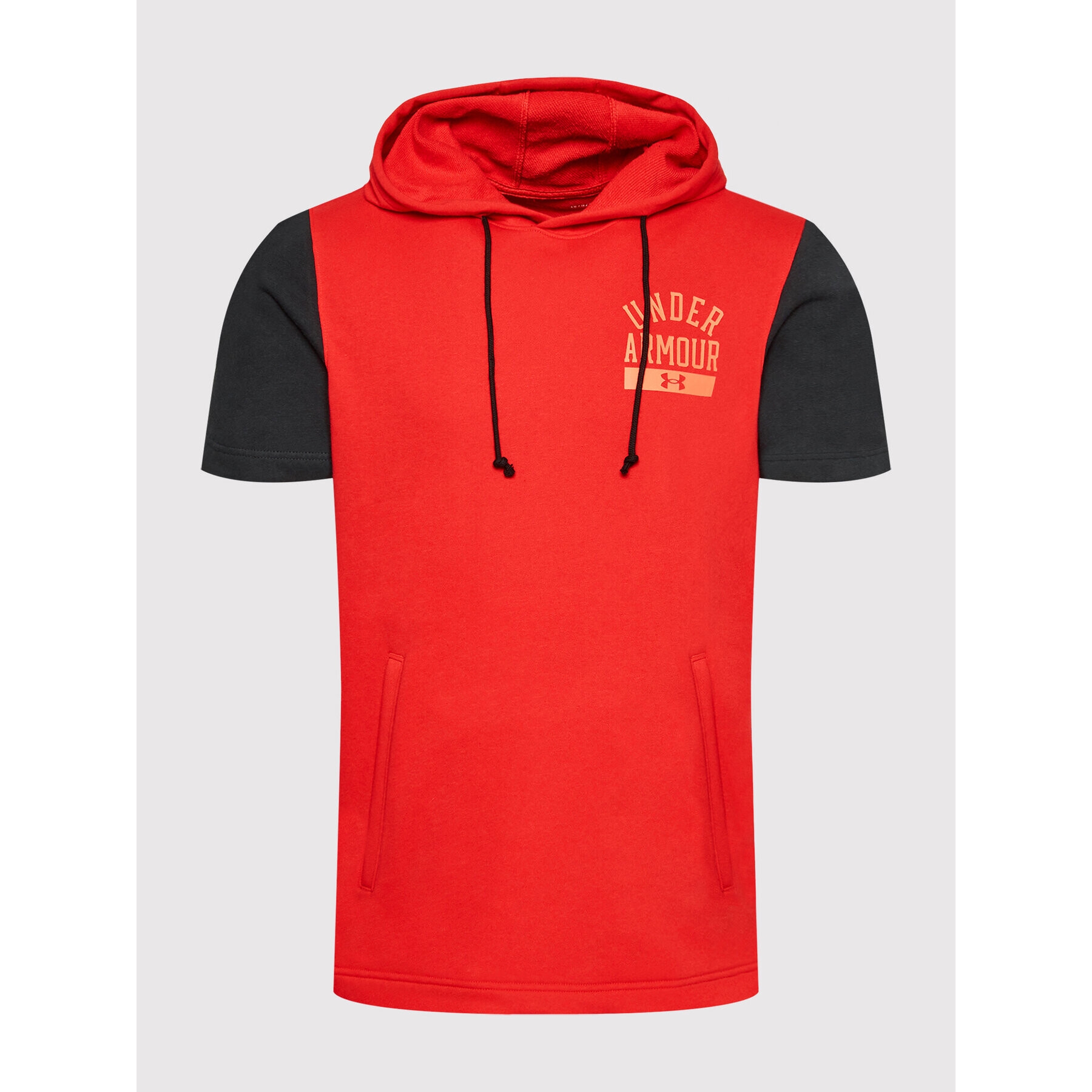 Under Armour Суитшърт Ua Rival Fleece Big Logo 1370398 Червен Regular Fit - Pepit.bg