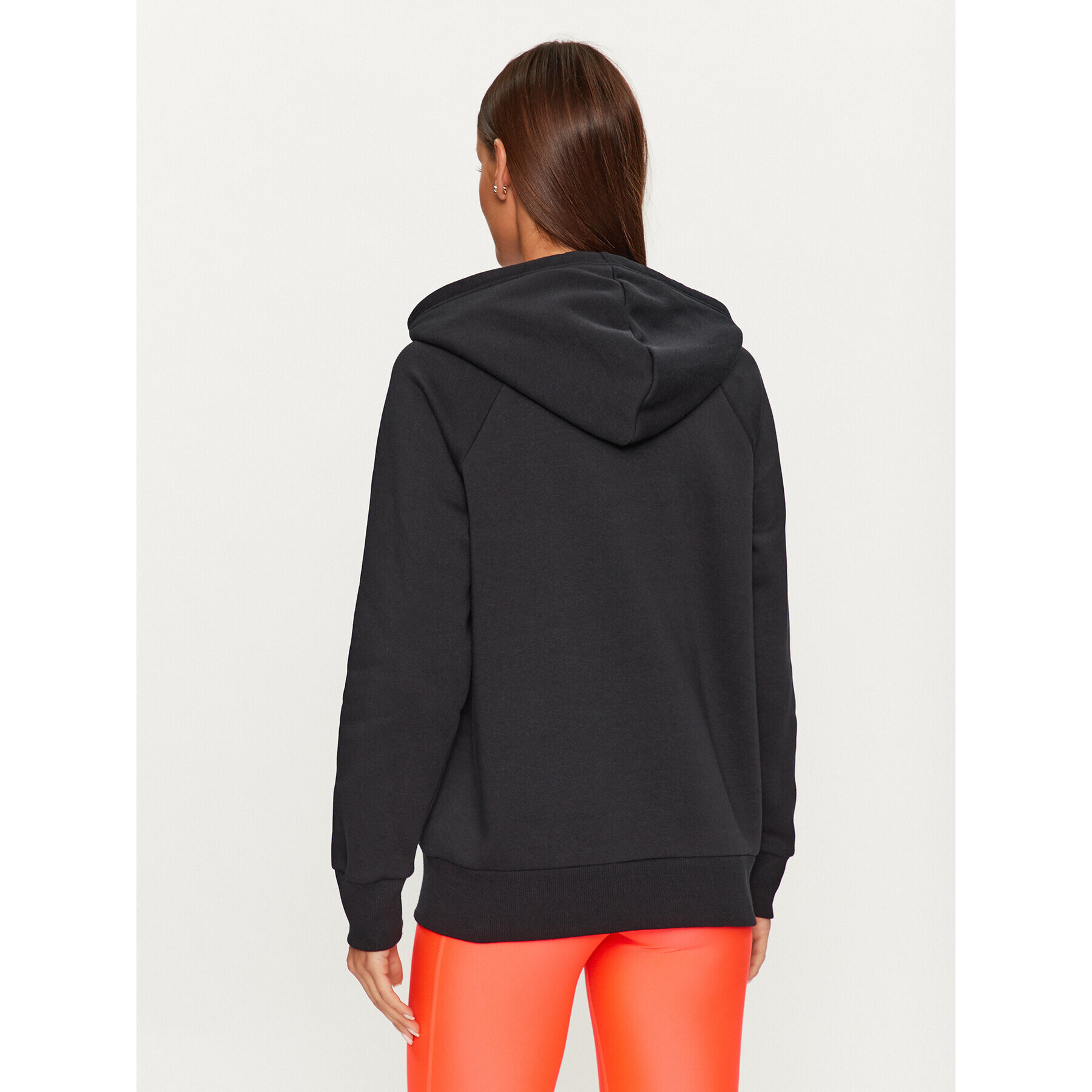 Under Armour Суитшърт Ua Rival Fleece Fz Hoodie 1379497 Черен Loose Fit - Pepit.bg