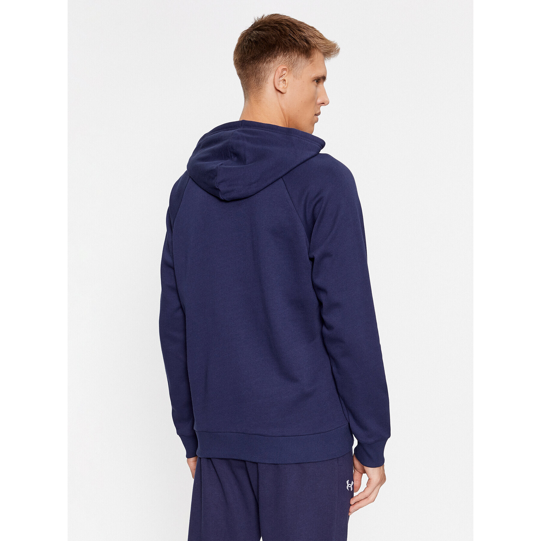 Under Armour Суитшърт Ua Rival Fleece Hoodie 1379757 Тъмносин Loose Fit - Pepit.bg